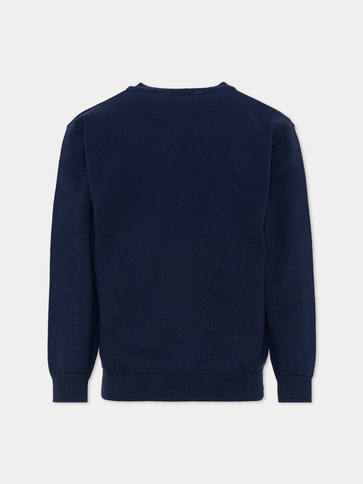 Maglione blu per bambino tinta unita,Mayoral,311 056