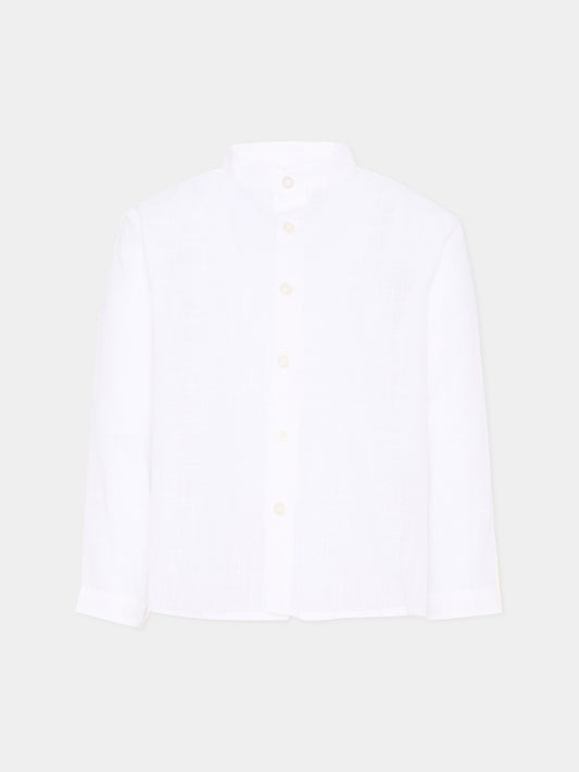 Camicia bianca per bambino,Patachou,PAP CM4233387 000