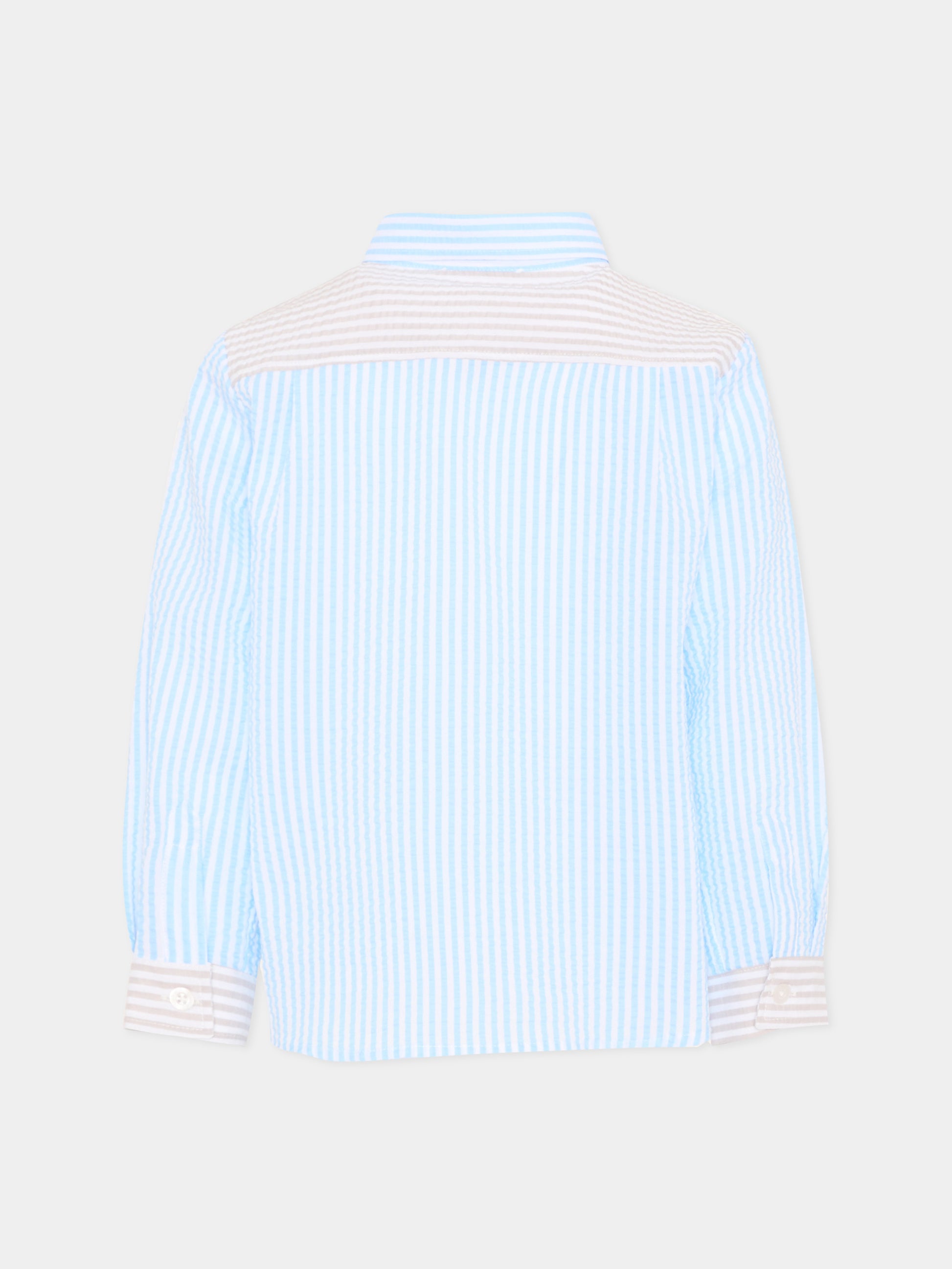 Camicia multicolor per bambino a righe,Patachou,PAP CM4233609 026