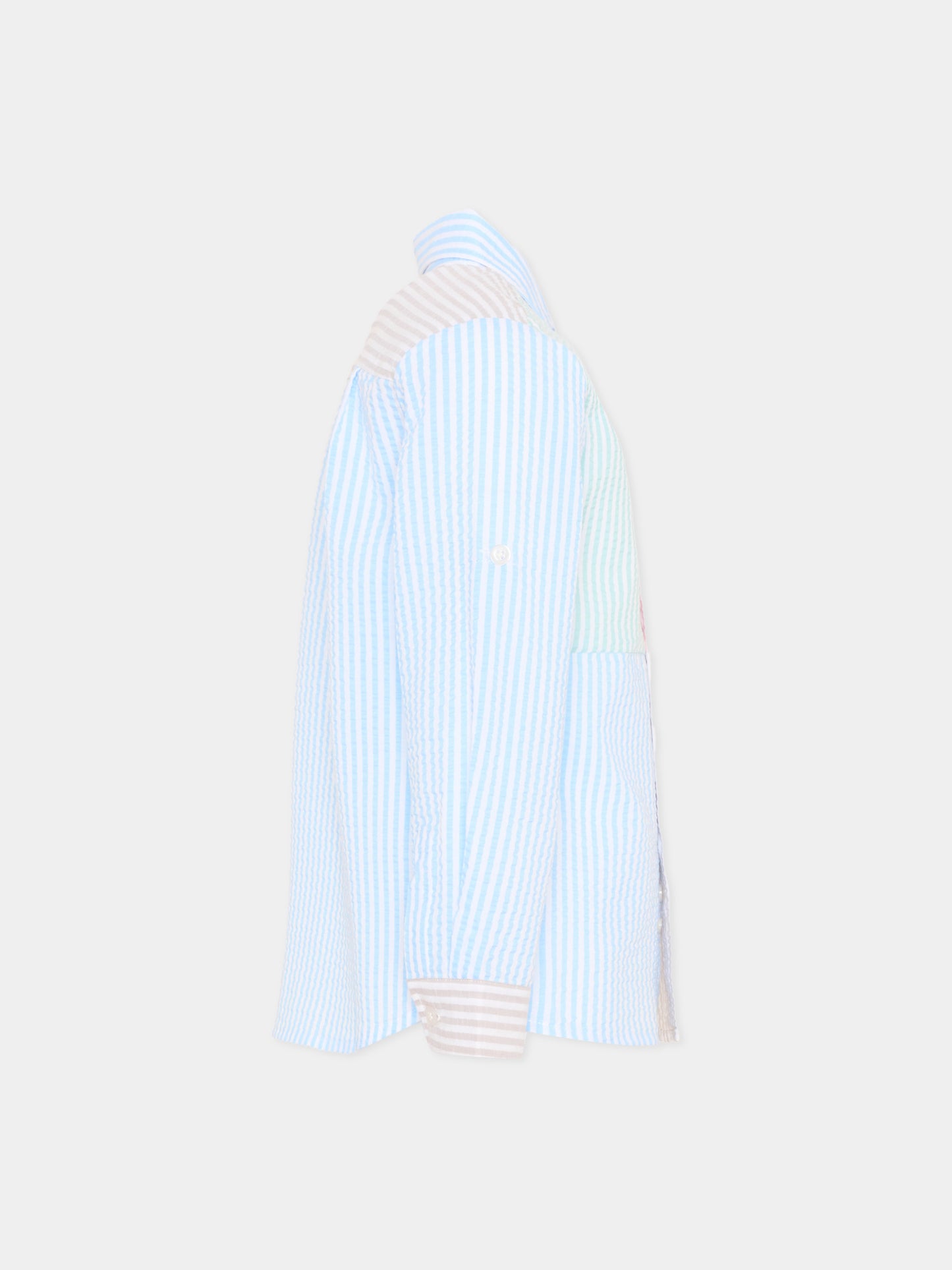 Camicia multicolor per bambino a righe,Patachou,PAP CM4233609 026