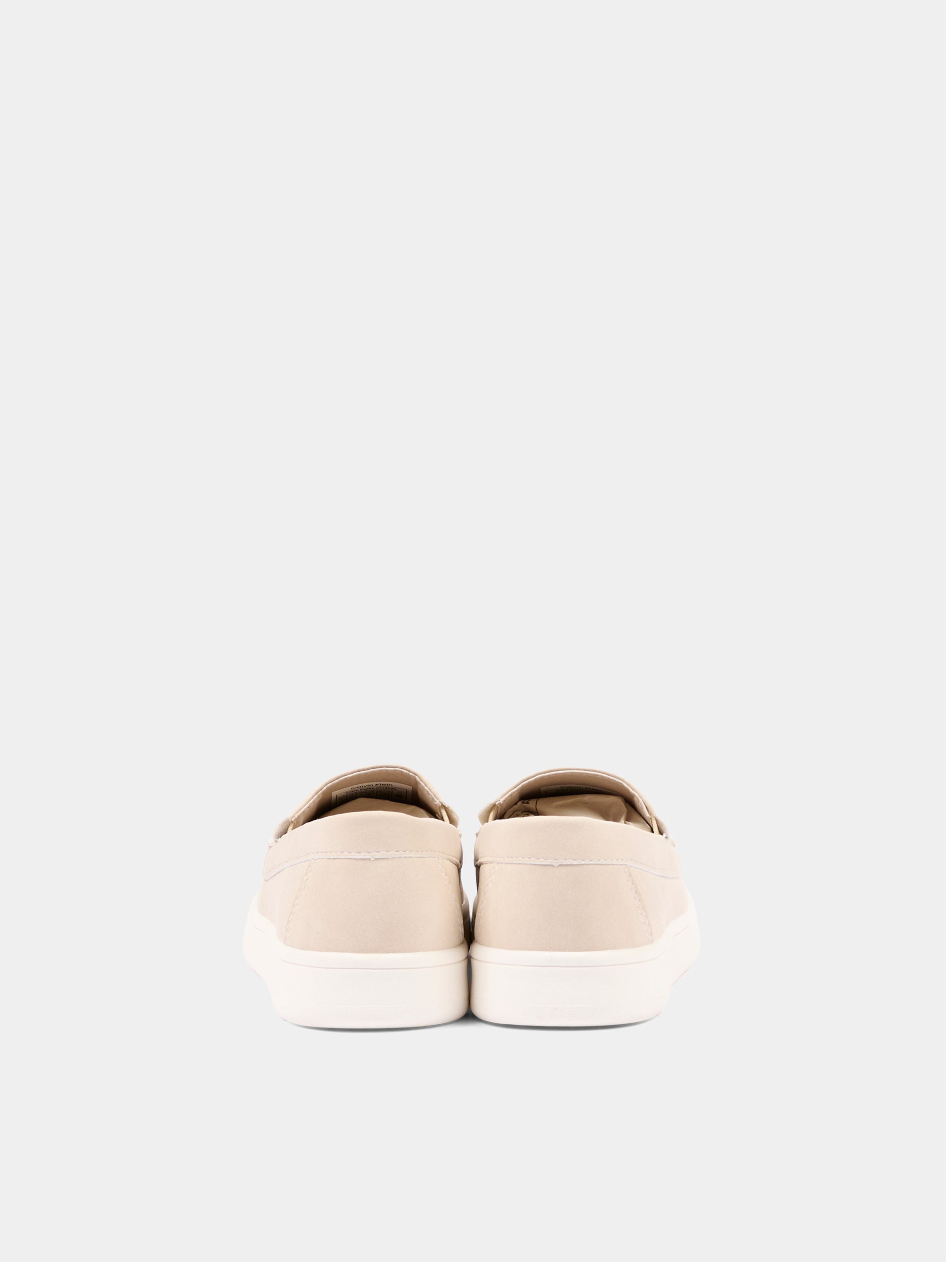 Mocassini beige per bambino con logo,Calvin Klein Kids,V3B4 83283 0315500