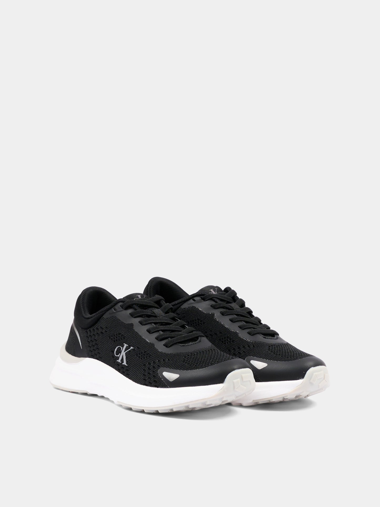 Sneakers nere per bambino con logo,Calvin Klein Kids,V3X9 83311 1903999