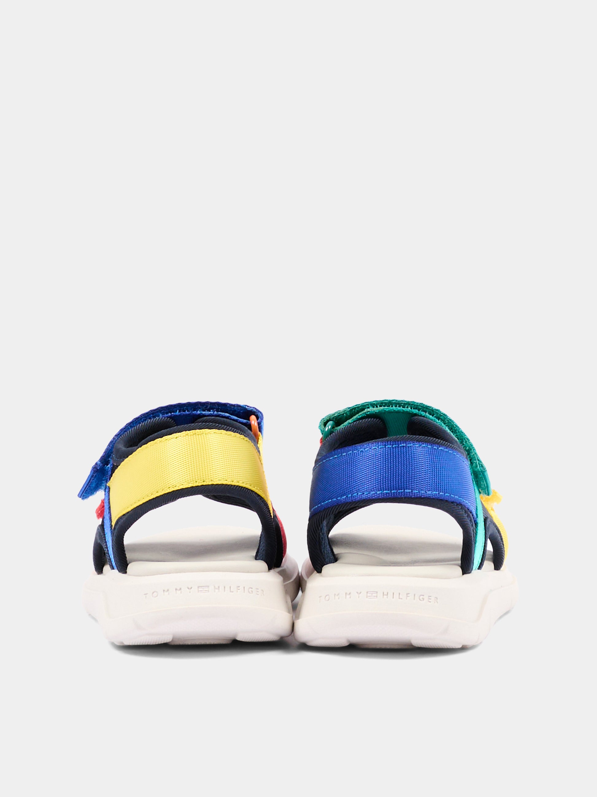 Sandali multicolor per bambino con logo,Tommy Hilfiger Junior,T1B2 34388 1564Y913