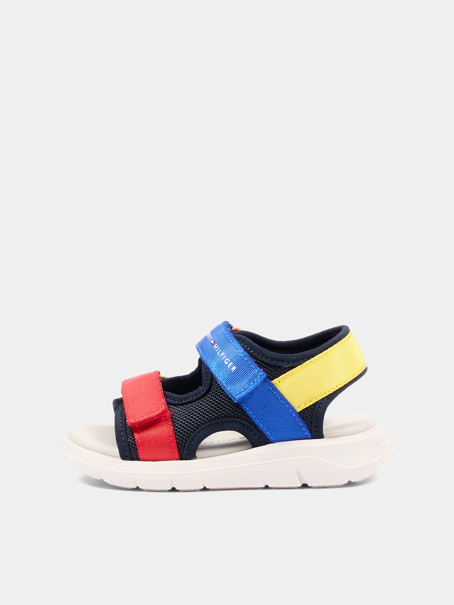 Sandali multicolor per bambino con logo,Tommy Hilfiger Junior,T1B2 34388 1564Y913