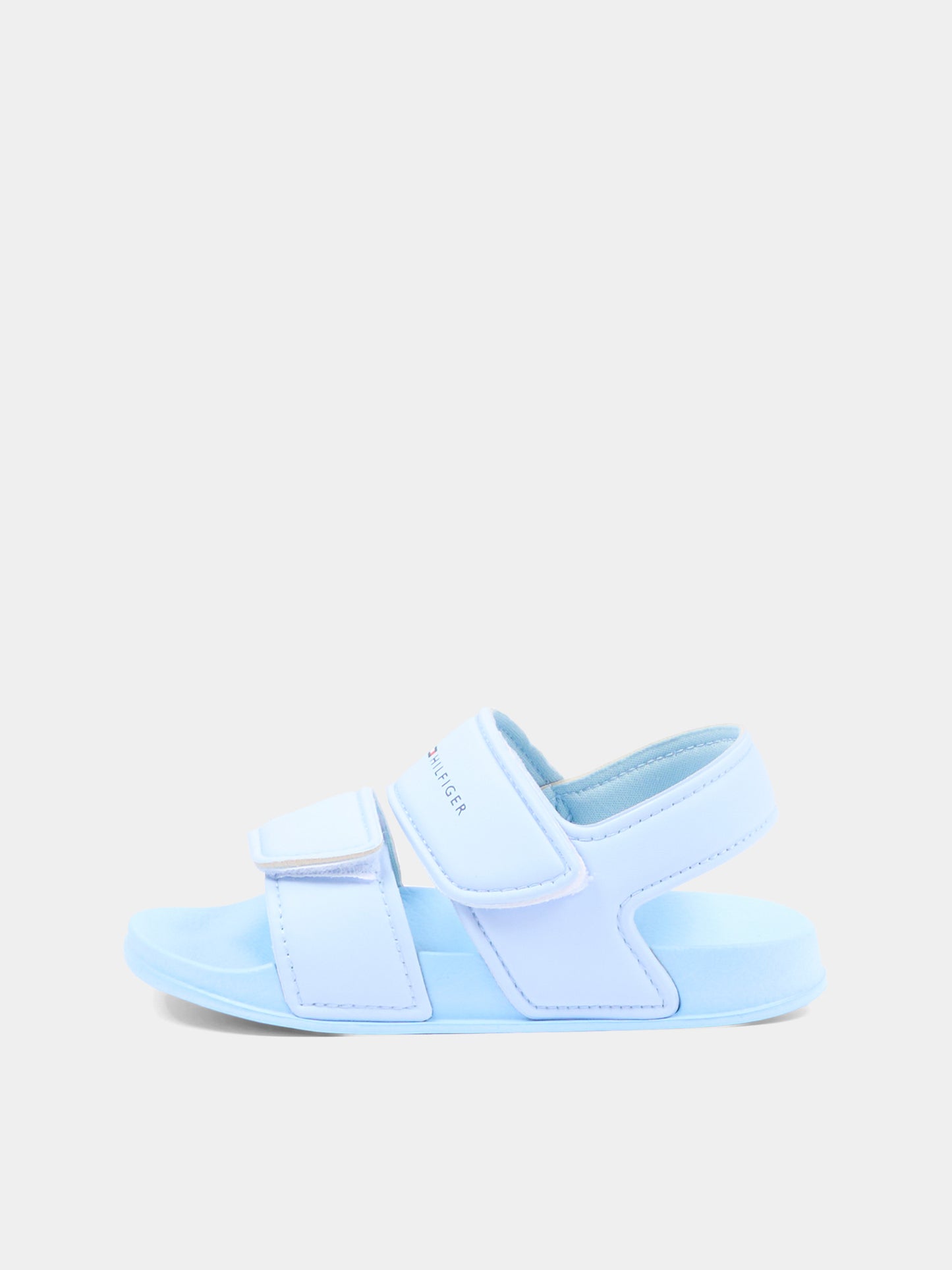 Sandali celesti per bambino con logo,Tommy Hilfiger Junior,T1X2 33913 1172812