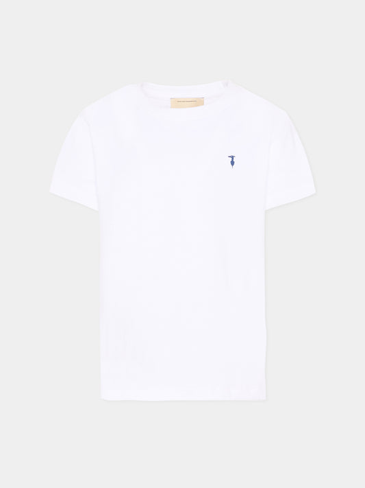T-Shirt bianca per bambino con logo,Trussardi Junior,TBP26002TS WHITE