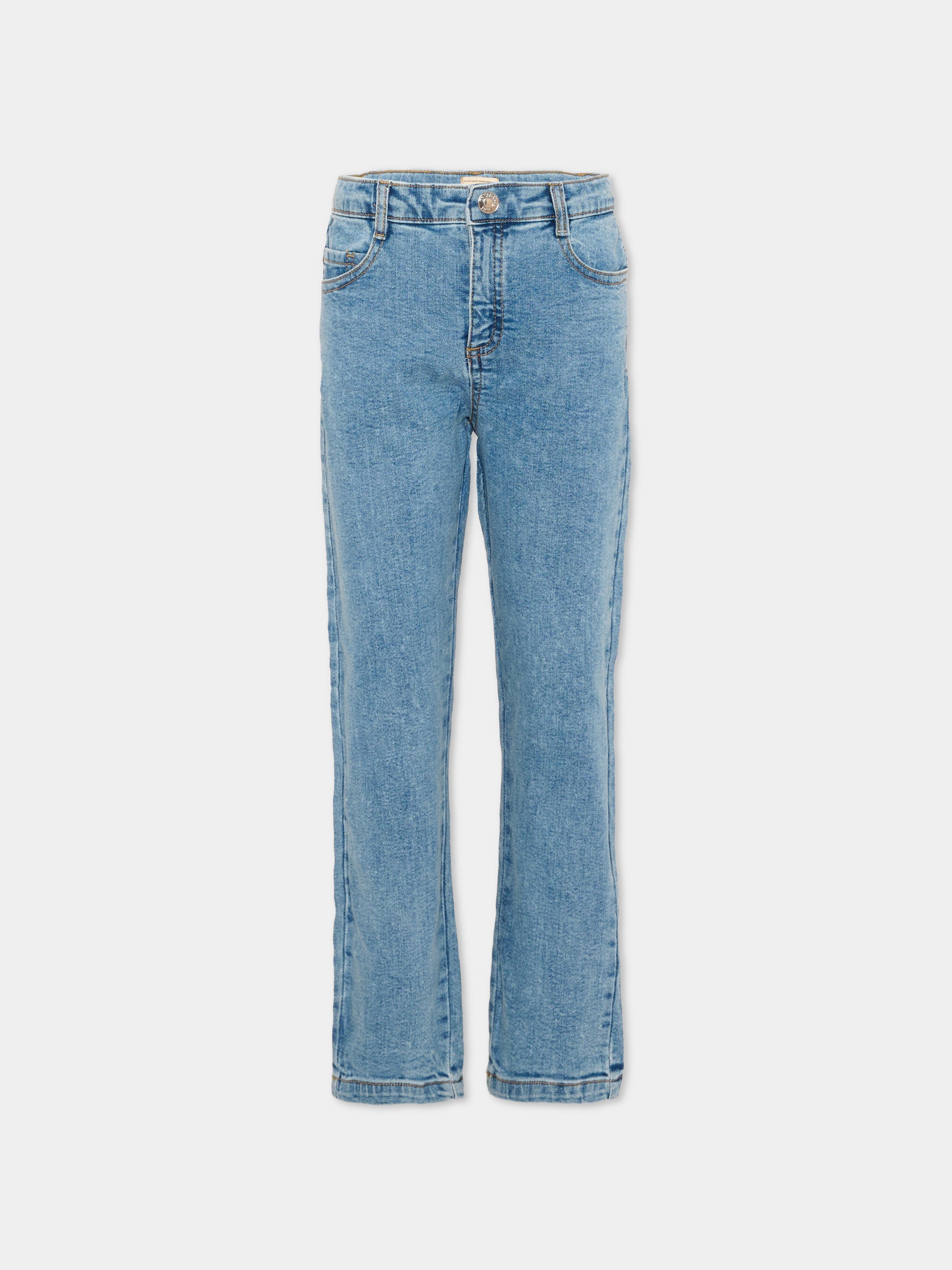 Jeans denim per bambino,Trussardi Junior,TIP26087PA DENIM BLUE MEDIUM