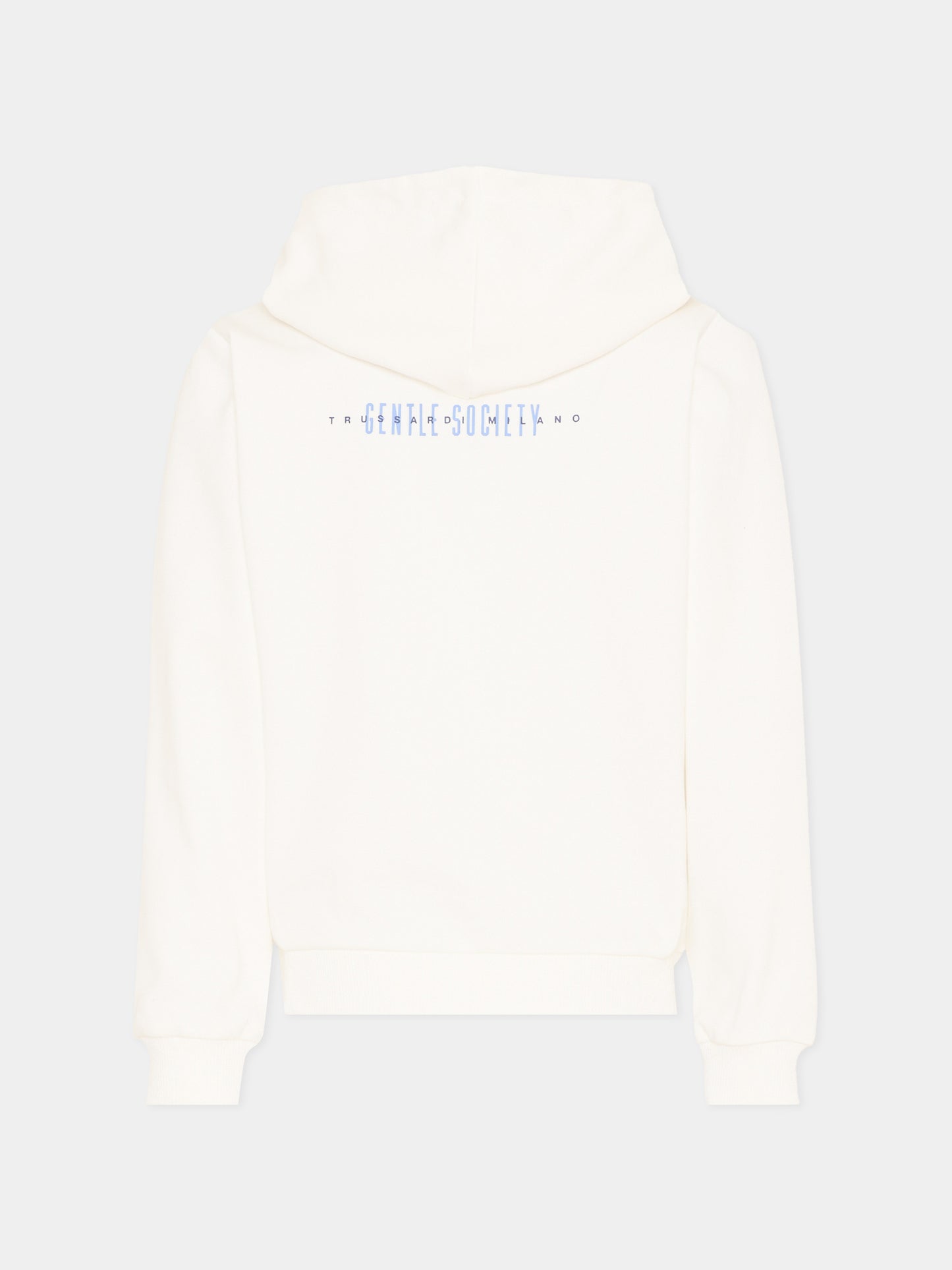 Felpa bianca per bambino con levriero,Trussardi Junior,TIP26090FE WHITE