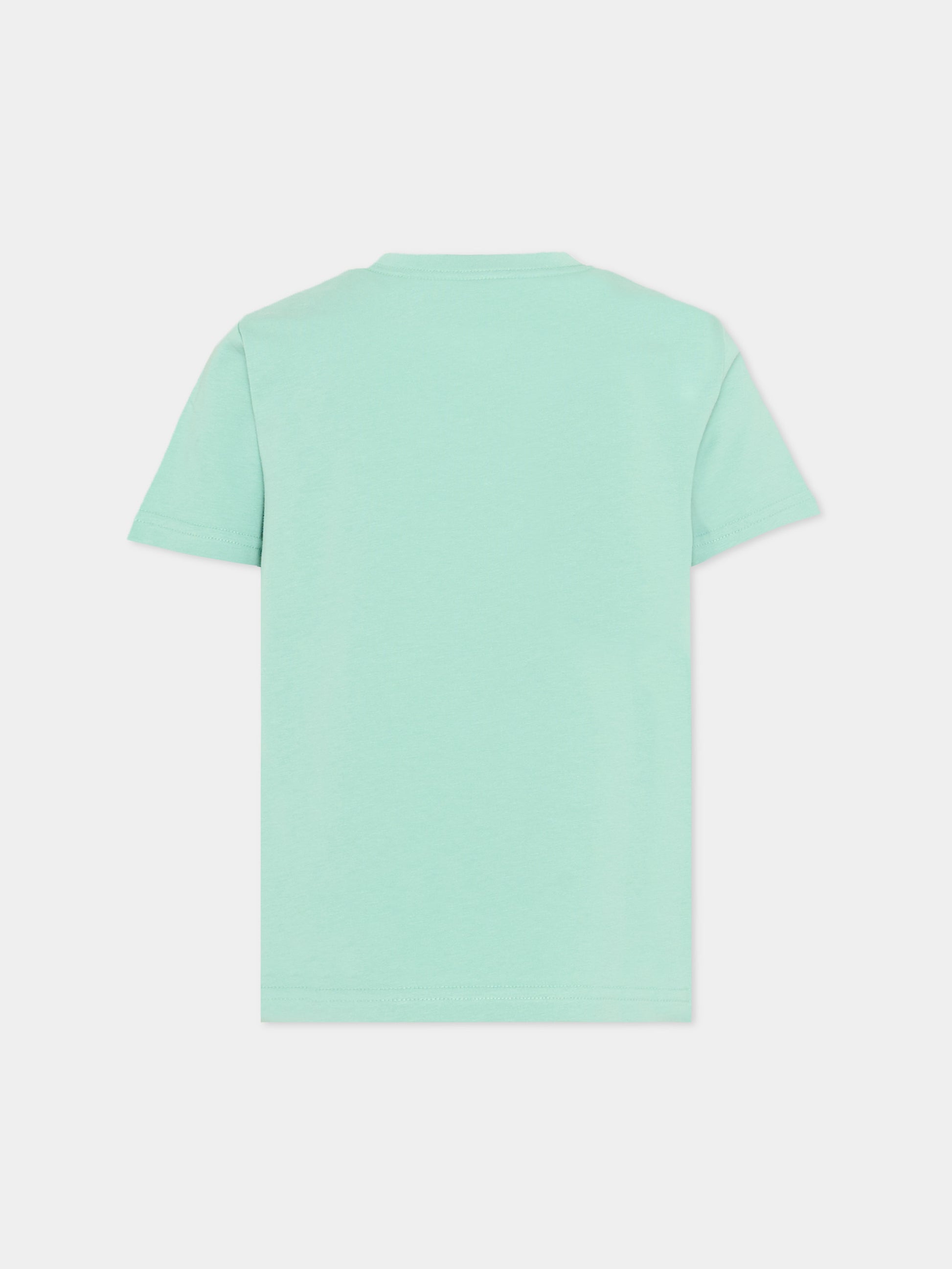 T-Shirt azzurra per bambino con Polo Pony,Ralph Lauren Kids,832904514