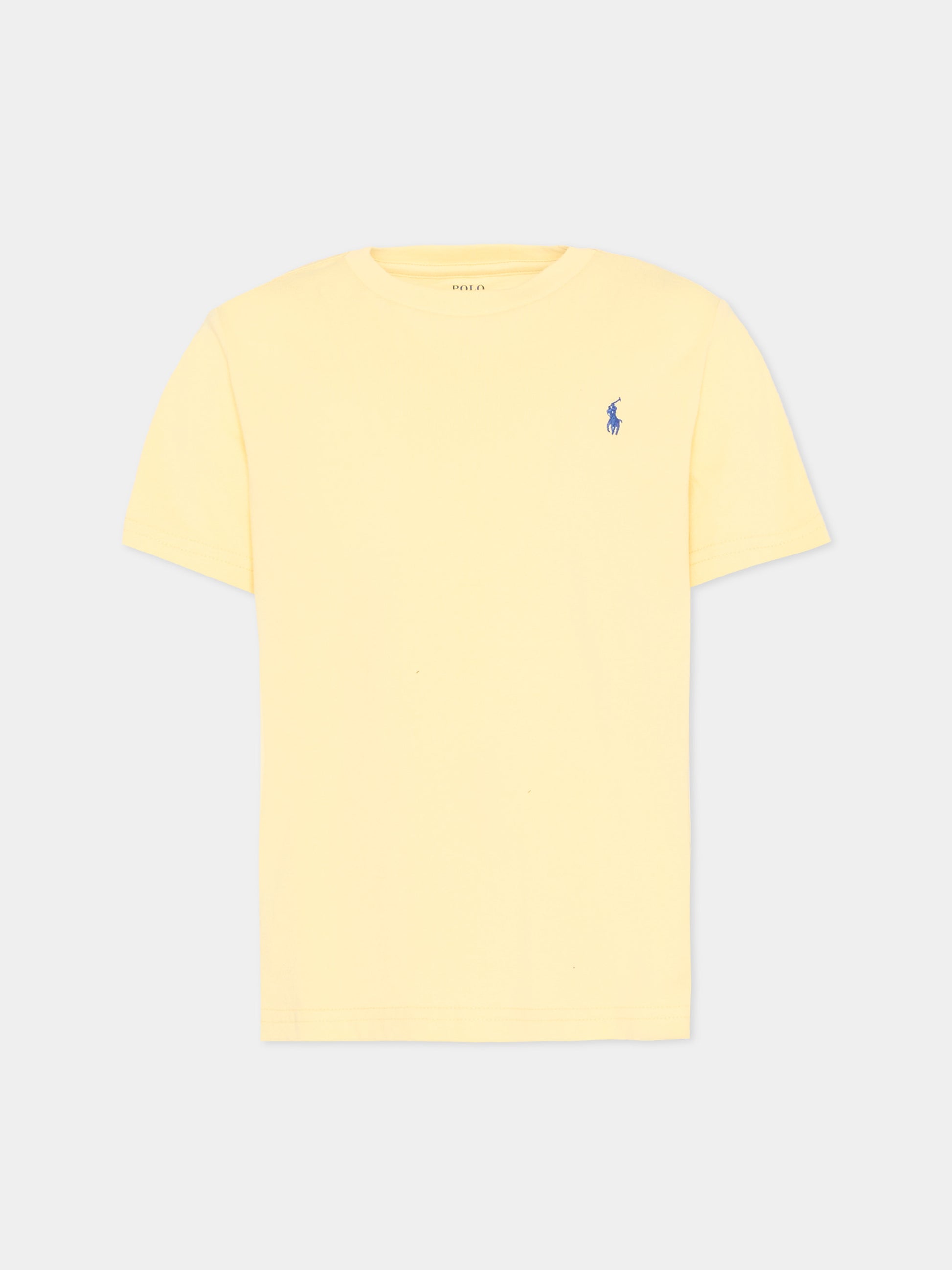 T-Shirt gialla per bambini con Polo Pony,Ralph Lauren Kids,832904509
