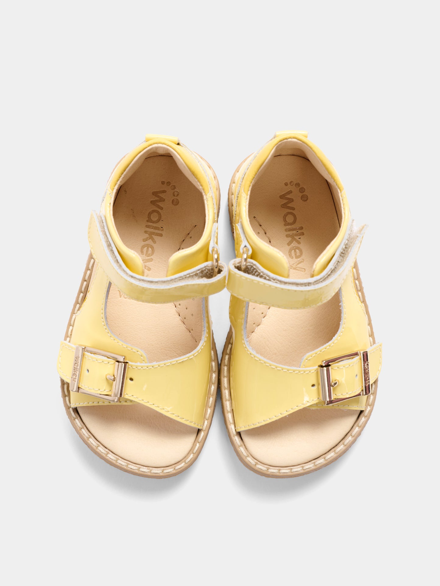 Sandali gialli per bambina,Walkey,Y1A2 44184 0224200