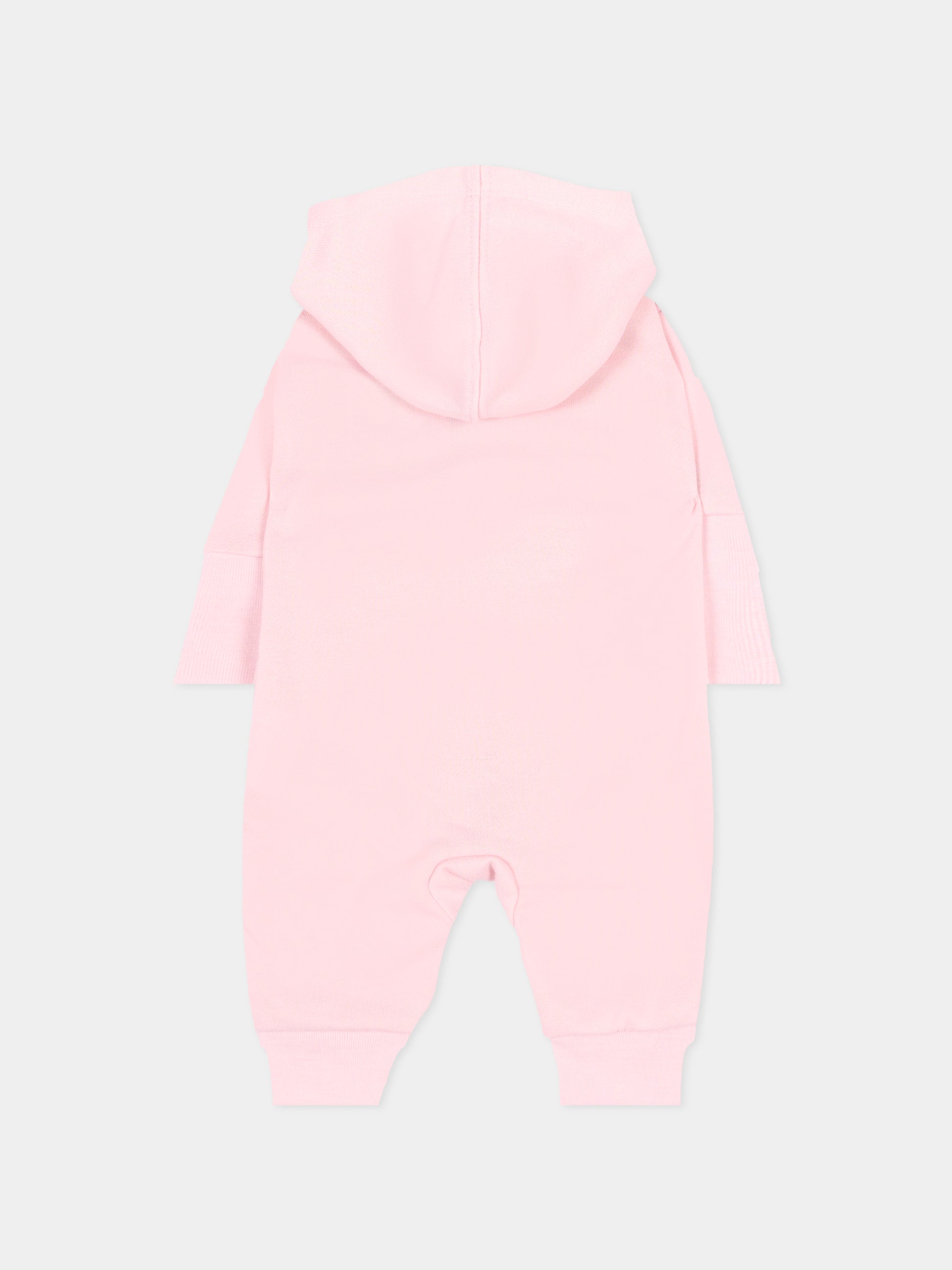 Tutina rosa per neonata con logo,Nike,56J459 A9Y