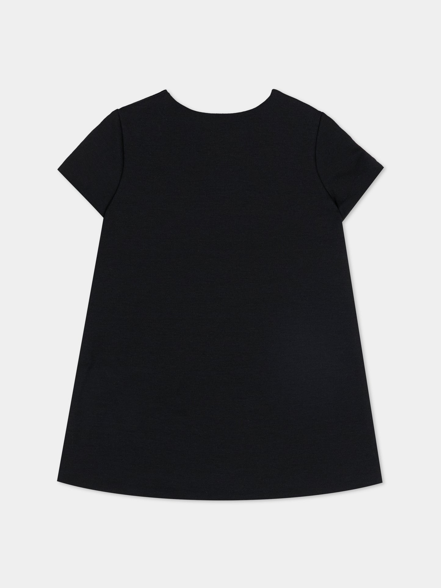 Vestito nero per neonata con logo,Versace,1023135 1A17130 2B130