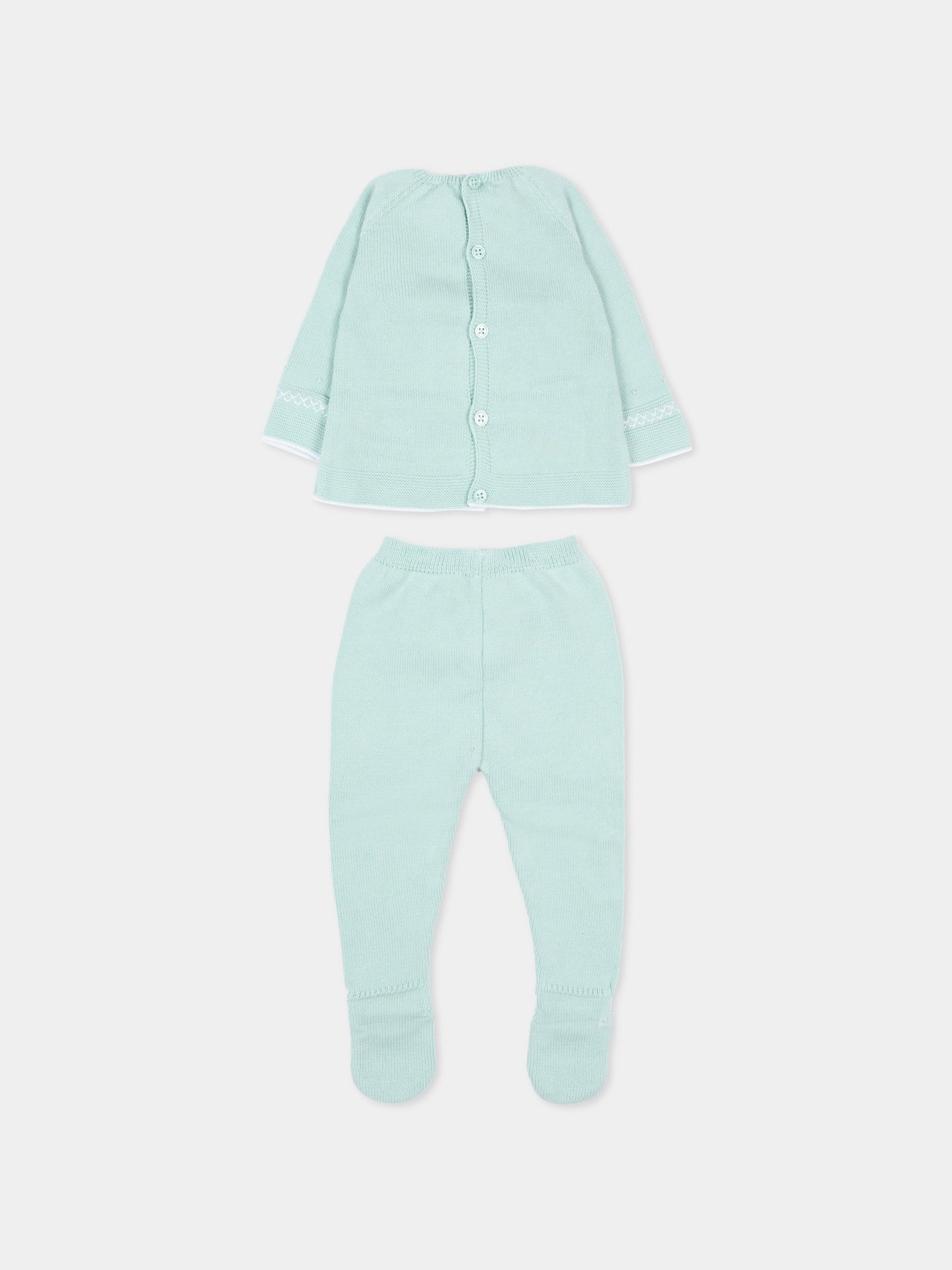 Completo nascita verde per neonato,Paz Rodríguez,103 123465 1301 H82