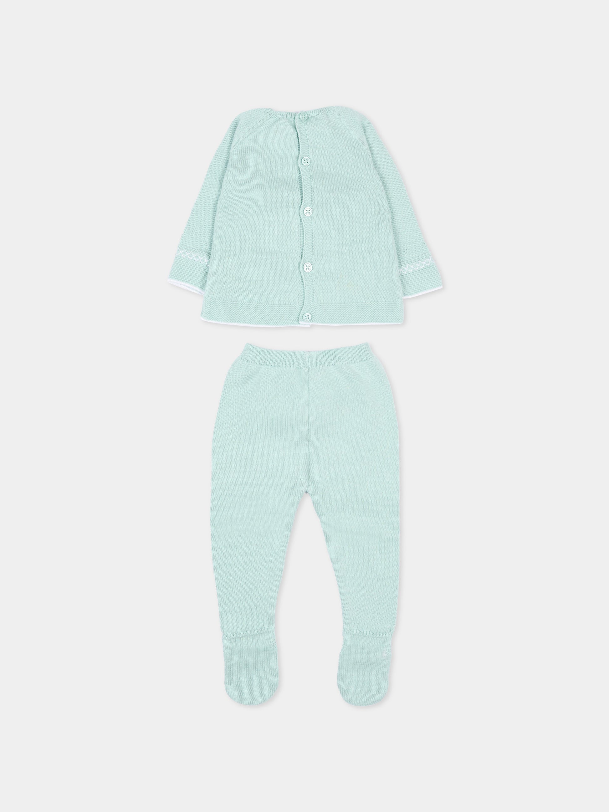 Completo nascita verde per neonato,Paz Rodríguez,103 123465 1301 H82