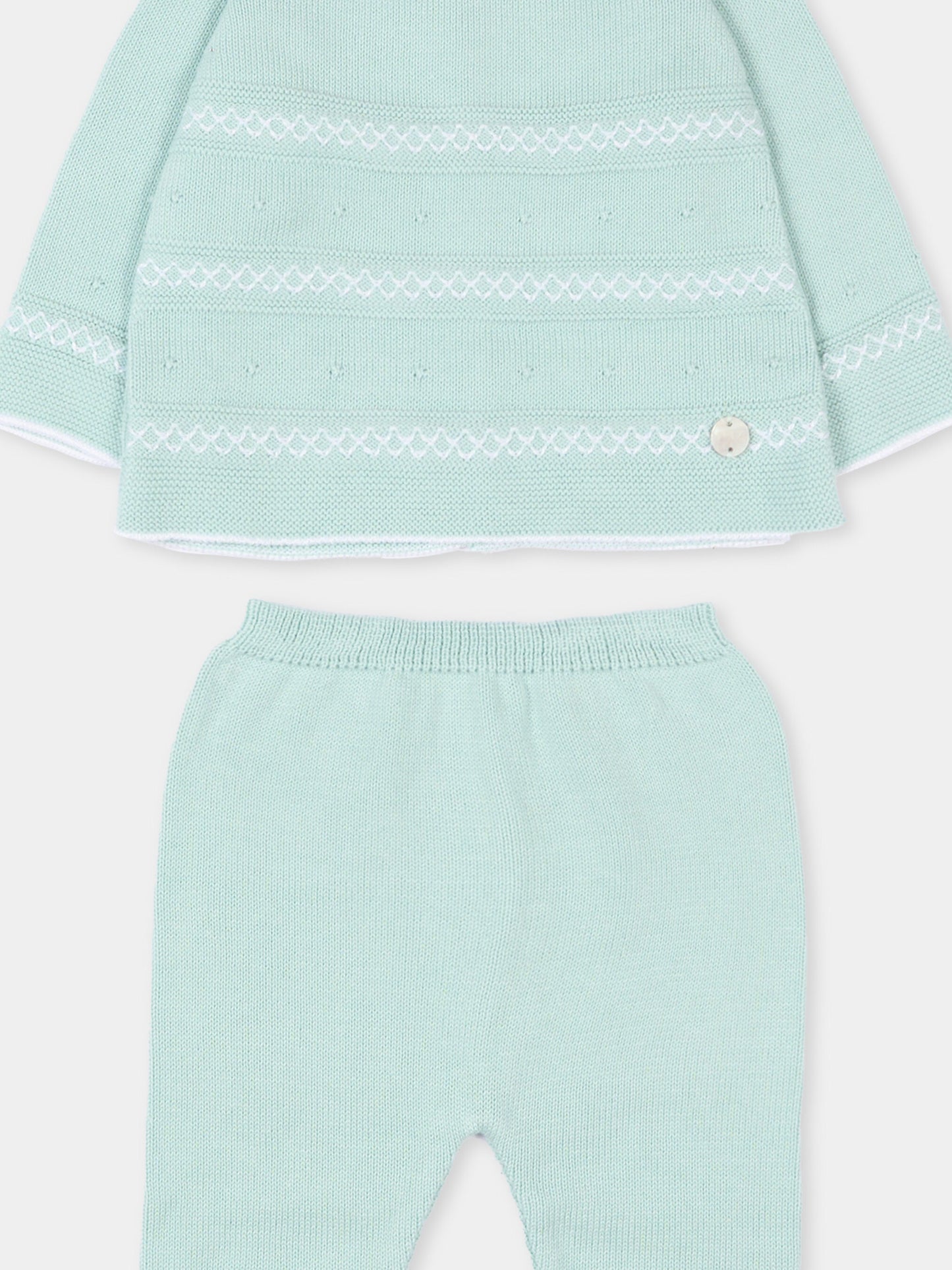 Completo nascita verde per neonato,Paz Rodríguez,103 123465 1301 H82