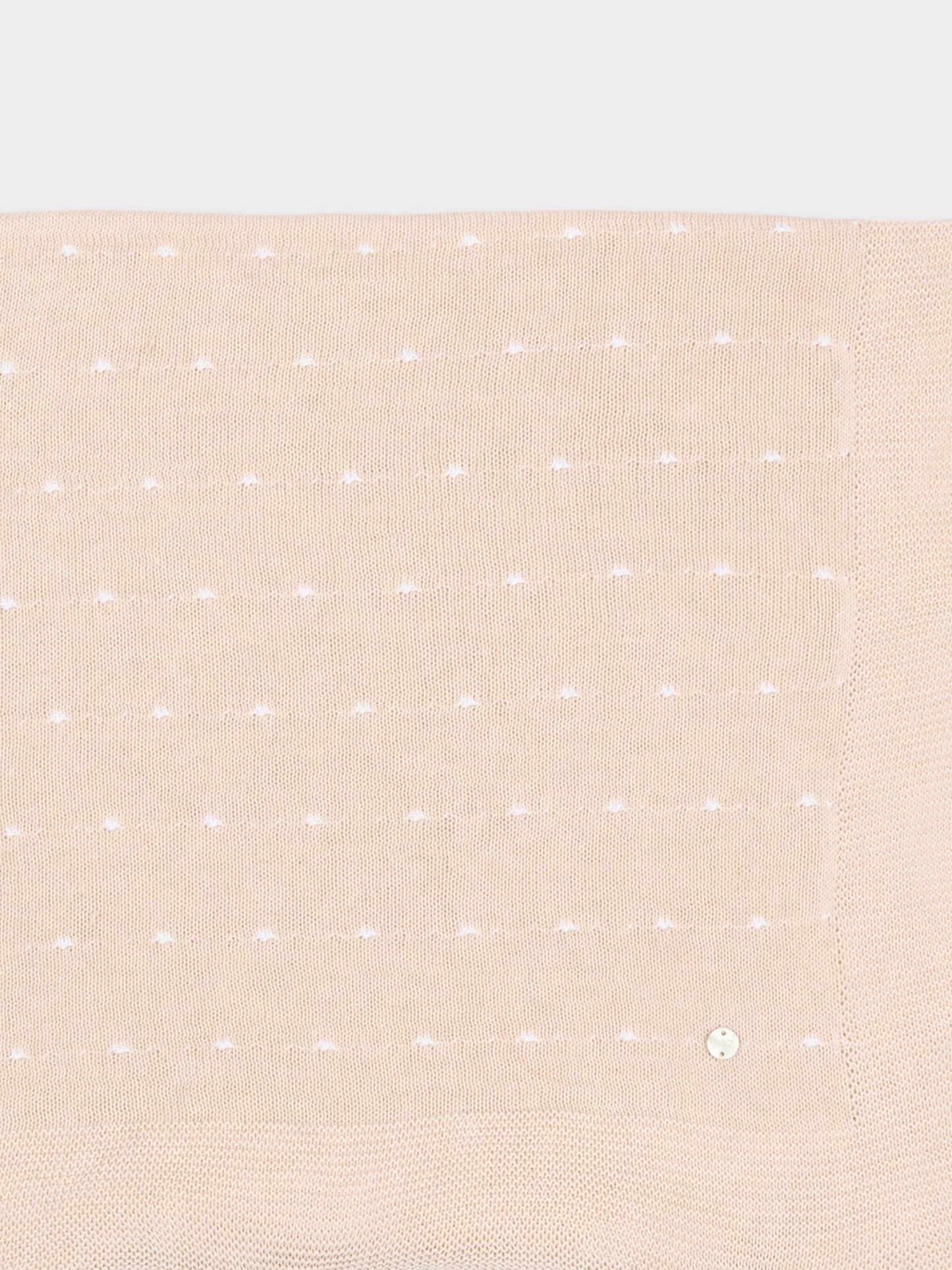 Coperta beige in tricot per neonati,Paz Rodríguez,029 123496 7901 H82