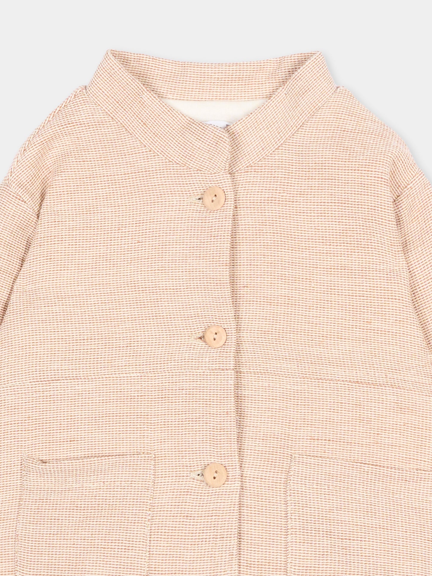 Giacche beige per neonati,Bamboom,1114TE00076 CORAL