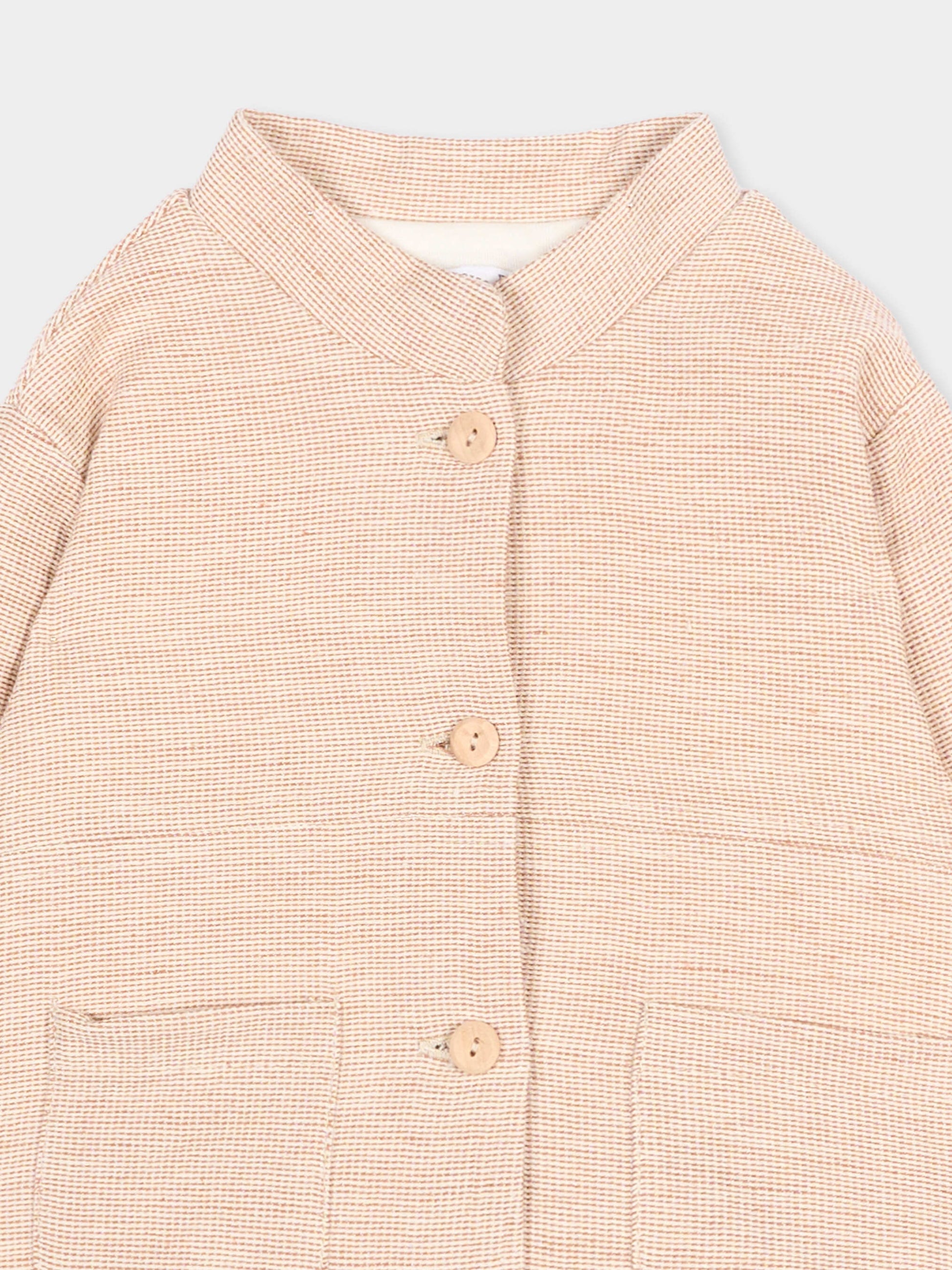 Giacche beige per neonati,Bamboom,1114TE00076 CORAL