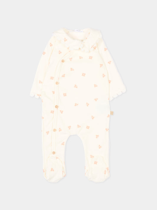 Tutina avorio per neonati Lucky Leaves,Bamboom,1134TE00074 LUCKY LEAVES