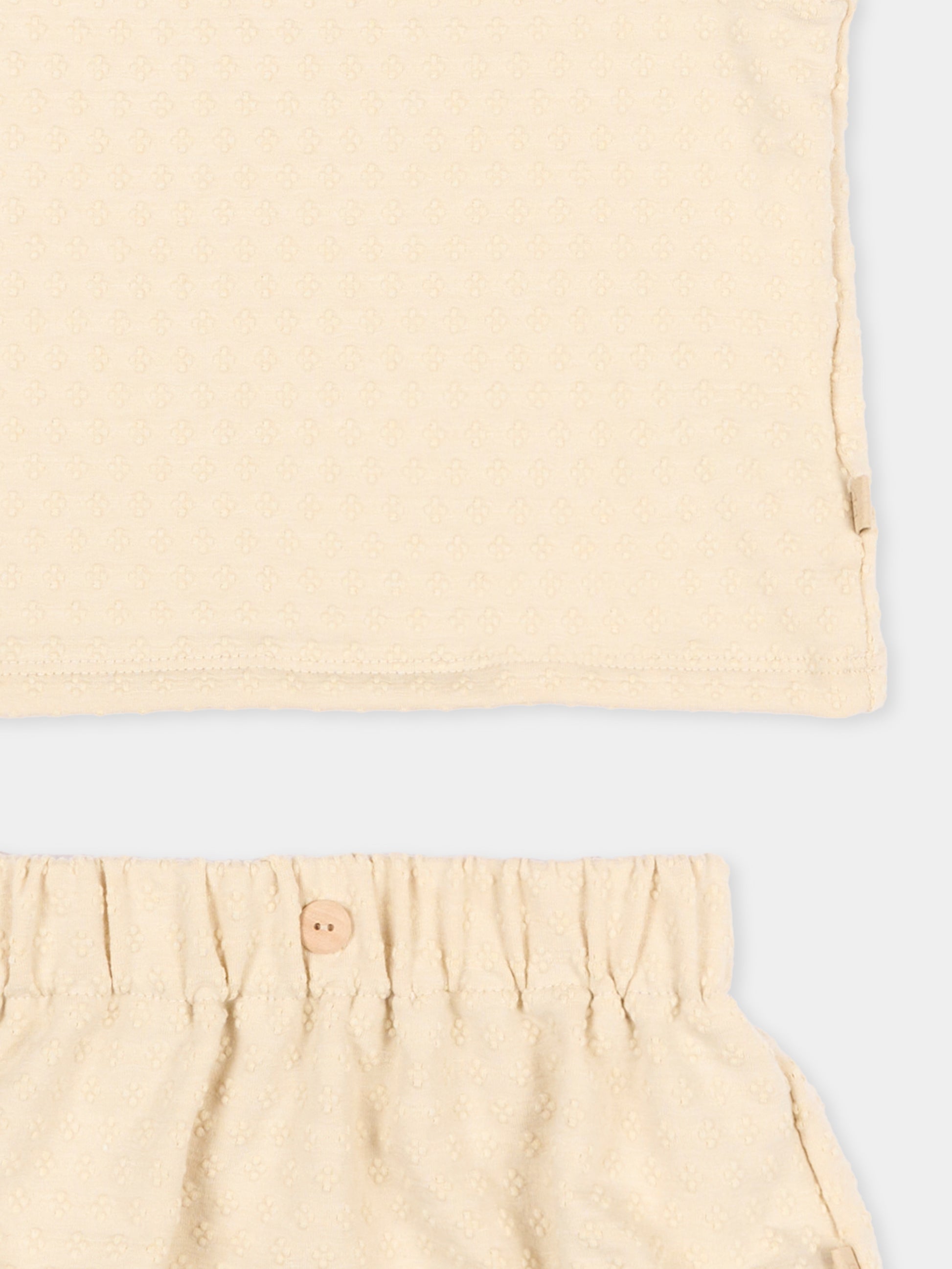 Completo sportivo beige per neonata,Bamboom,1135TE00073 ALMOND CREAM