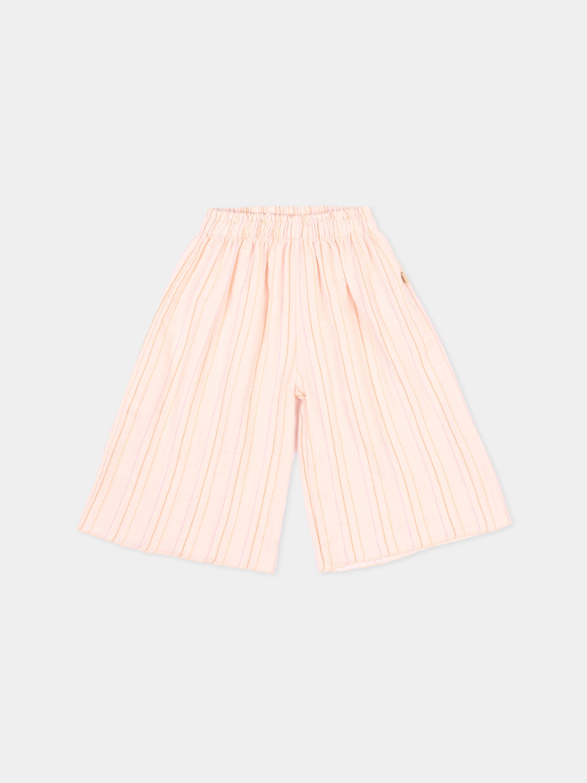 Pantaloni rosa a righe per neonata,Bamboom,1138TE00070 STRIPE PINK