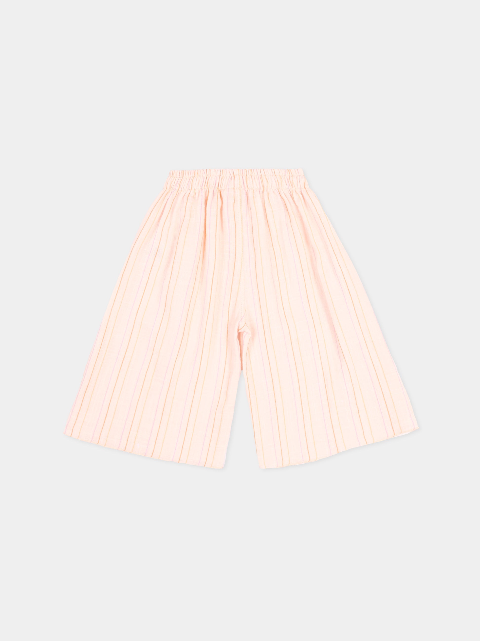 Pantaloni rosa a righe per neonata,Bamboom,1138TE00070 STRIPE PINK