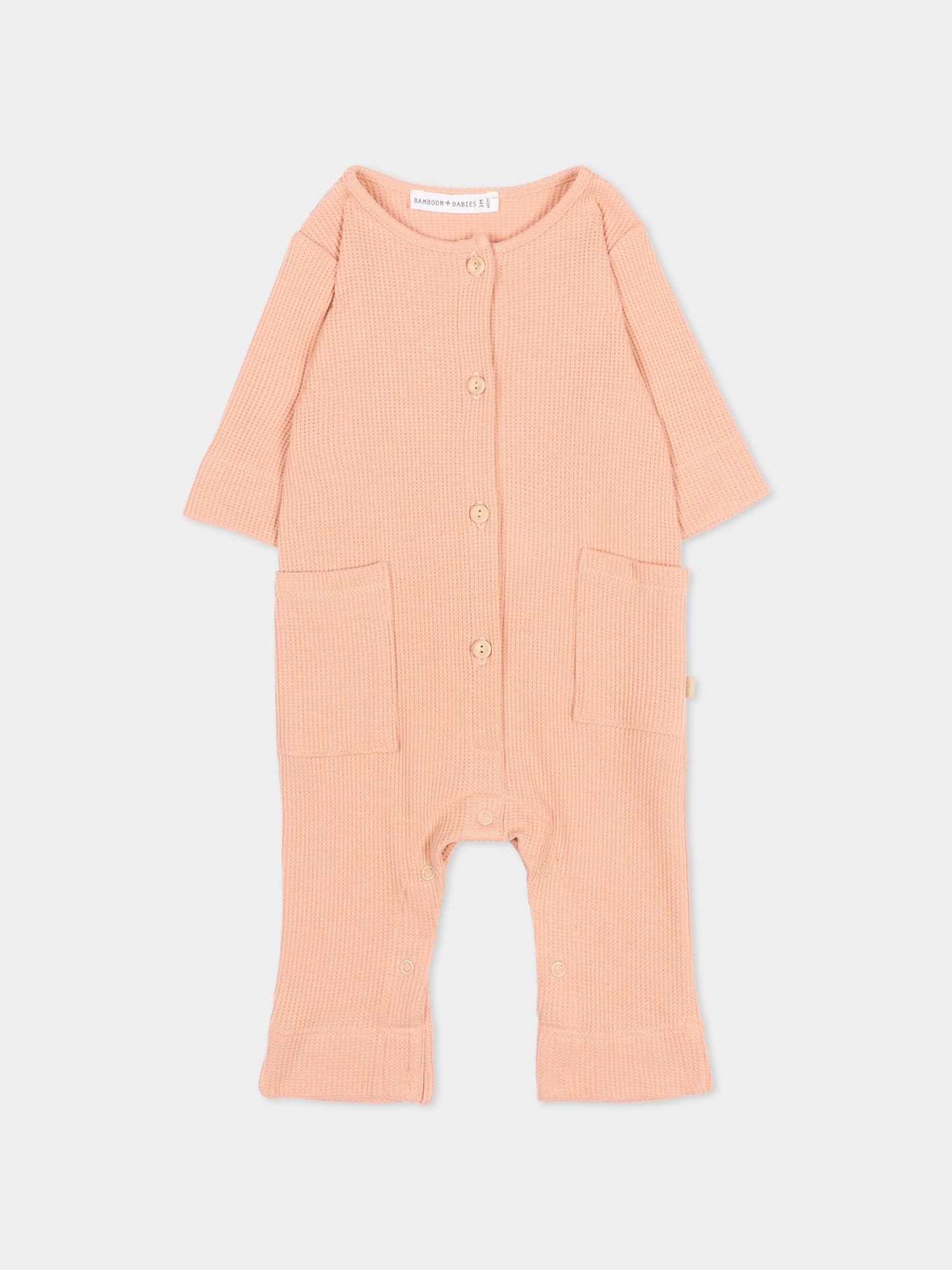 Tutina rosa per neonata,Bamboom,1156TE00072 CORAL