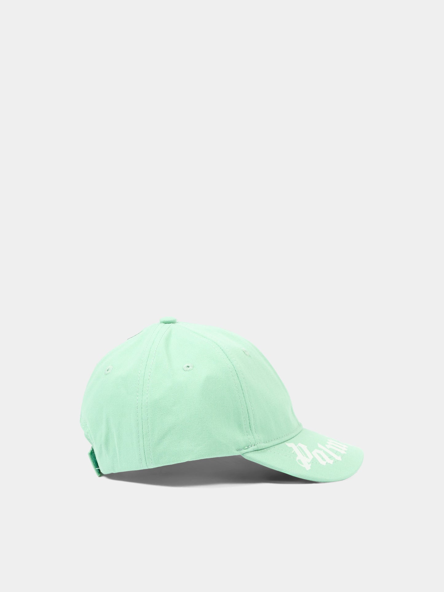 Cappello verde per bambini con logo,Palm Angels,PBLB002S26FAB001 080