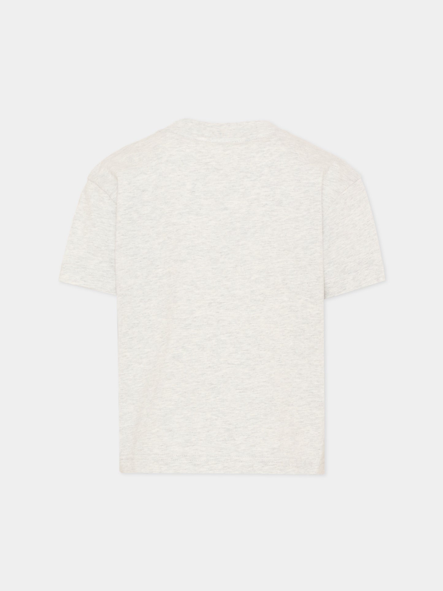 T-Shirt grigia per bambina con teddy bear,Palm Angels,PGAA002S26JER002 101