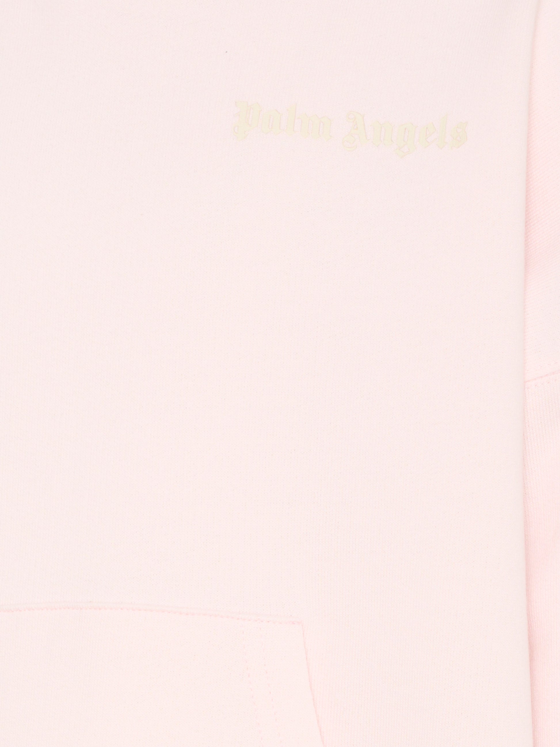 Felpa rosa per bambina con logo,Palm Angels,PGBB014S26FLE001 042