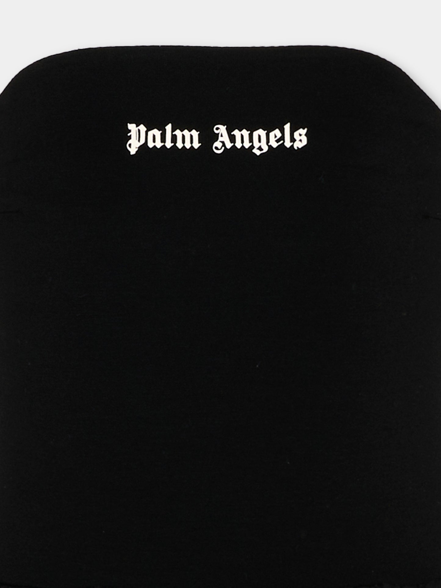 Vestito nero per bambina con logo,Palm Angels,PGDB024S26FAB001 110