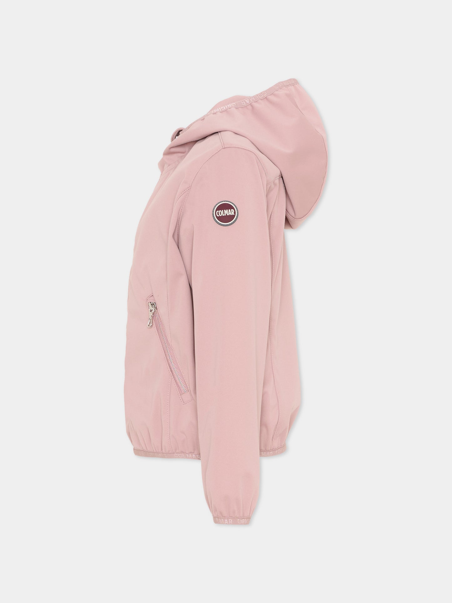 Giacche a vento rosa per bambina con logo,Colmar Originals Kids,3968A 6ZB 756