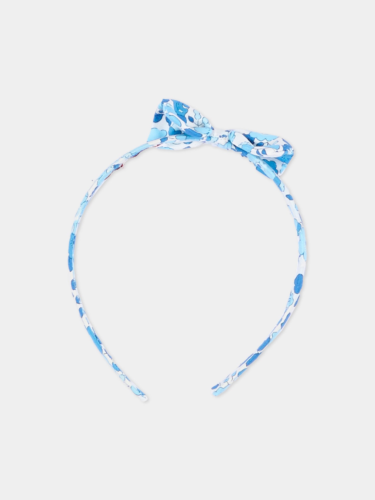 Cerchietto celeste per bambina floreale,Pesciolino Rosso,CC GRANDE S 177