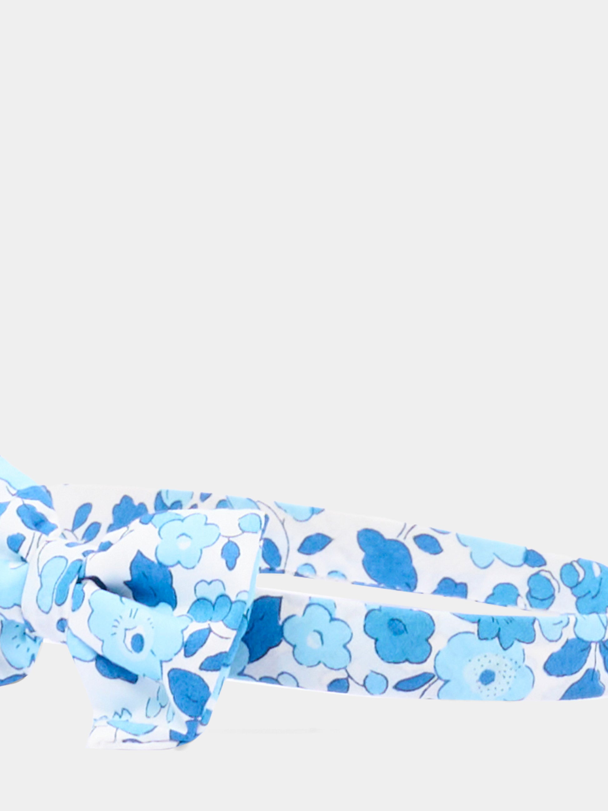 Cerchietto celeste per bambina floreale,Pesciolino Rosso,CC GRANDE S 177