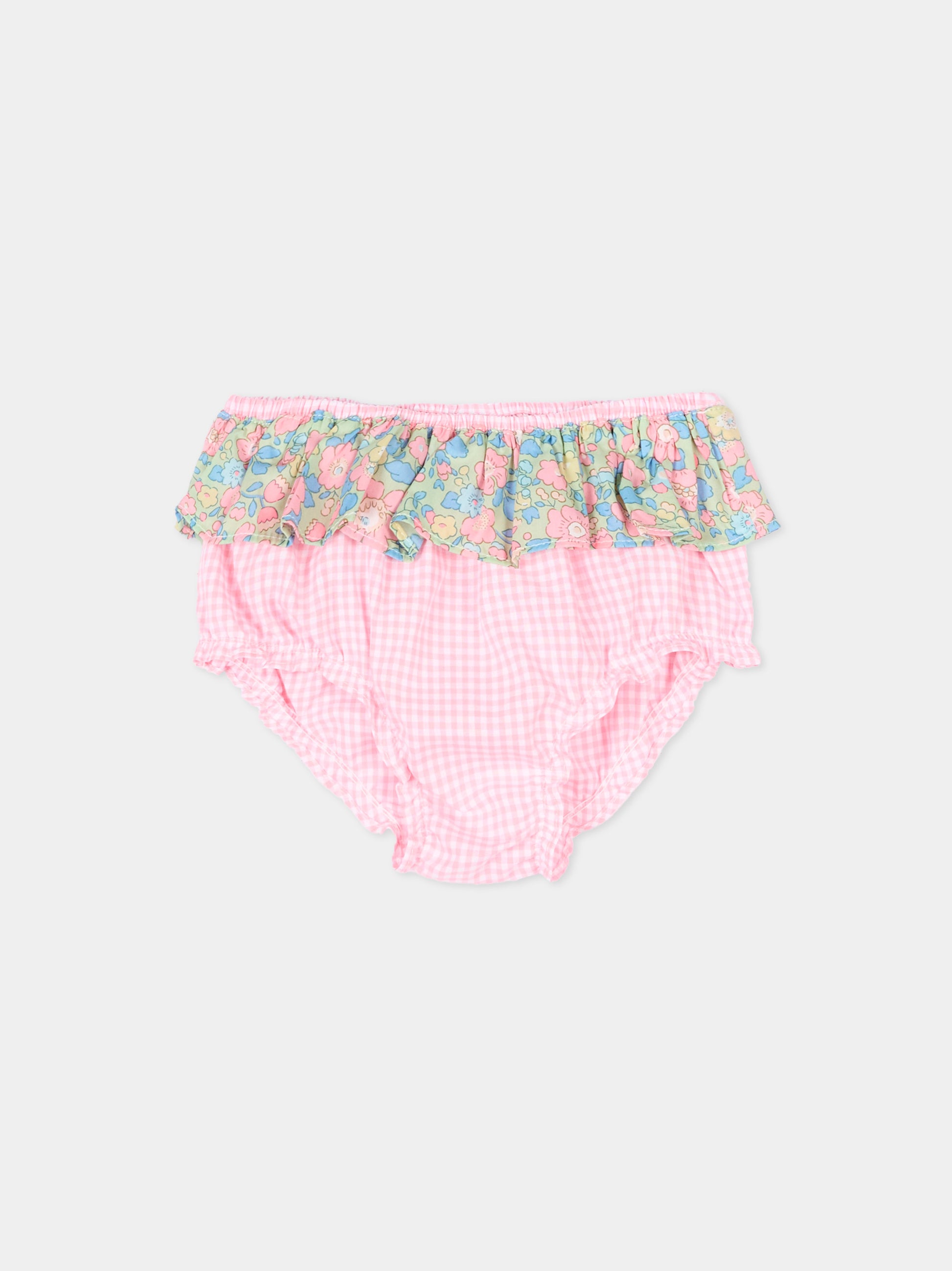 Slip bikini rosa per neonata floreale,Pesciolino Rosso,N02 PATCH S 184