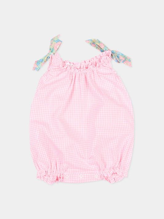 Pagliaccetto rosa per neonata vichy,Pesciolino Rosso,PG 2 PATCH S 184