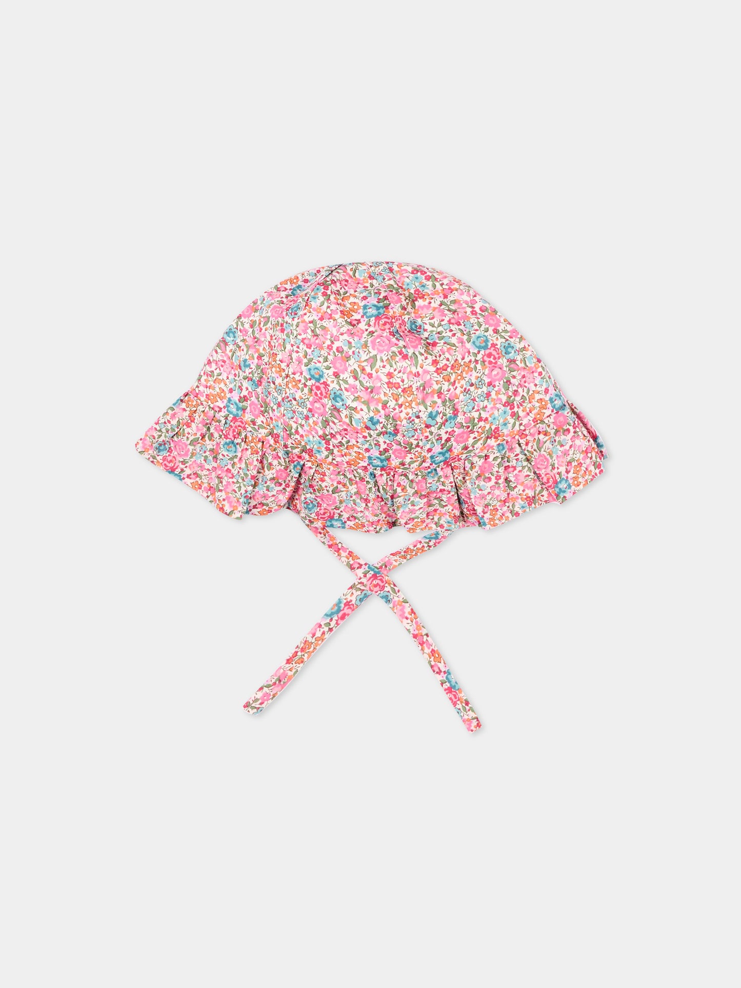 Cloche fucsia per neonata floreale,Pesciolino Rosso,CP S 185