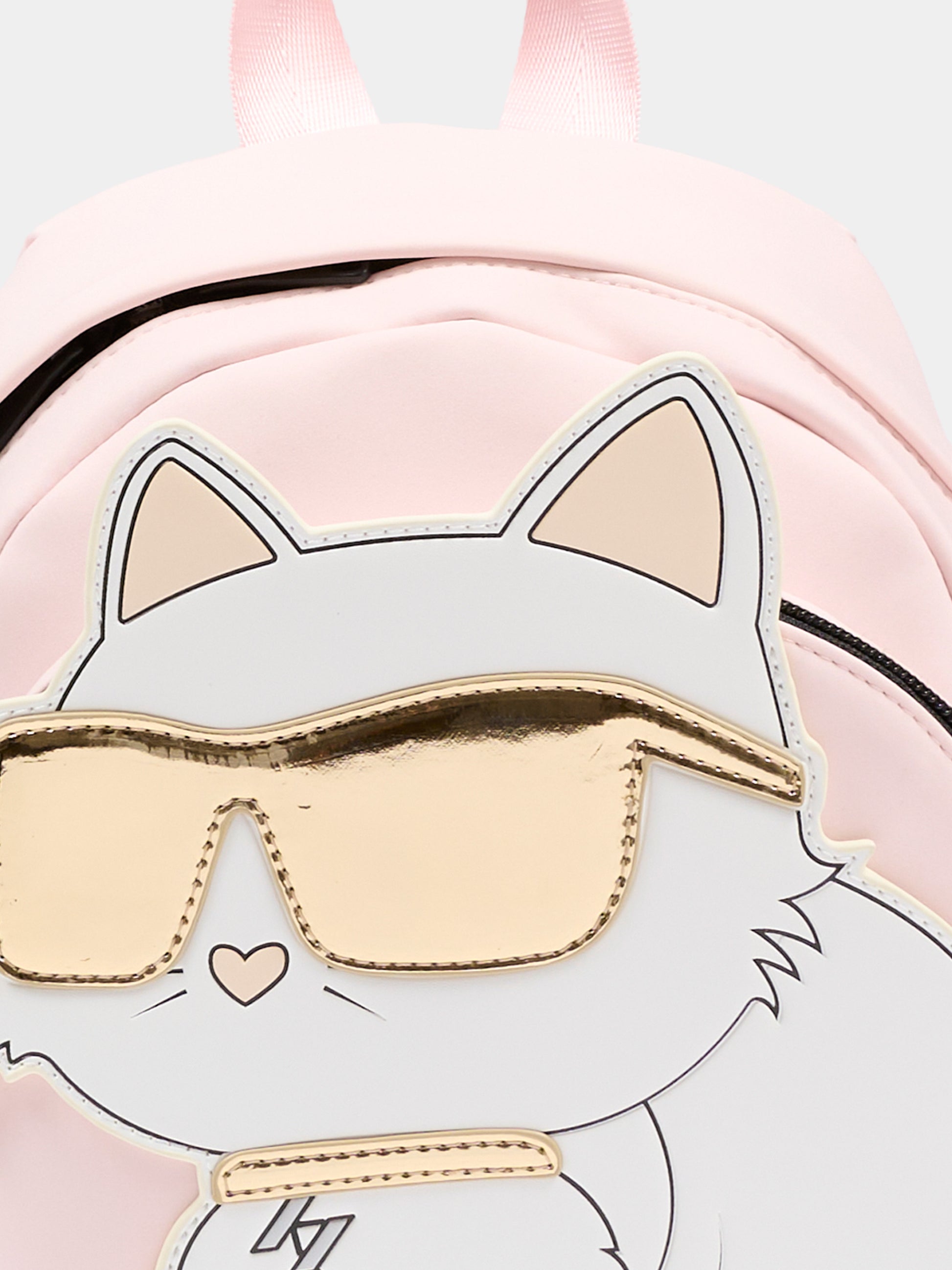Zaino rosa per bambina con Choupette,Karl Lagerfeld Kids,Z31203 46F
