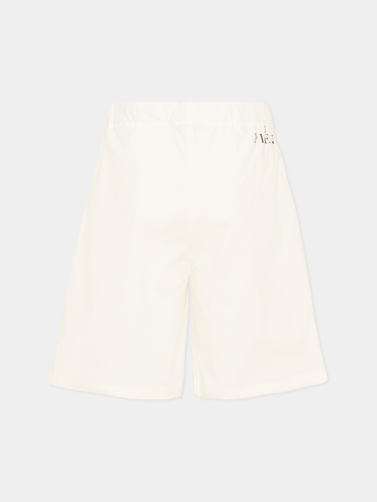 Shorts bianco con skull per bambino,Philipp Plein Junior,S6PHJBBE252 002