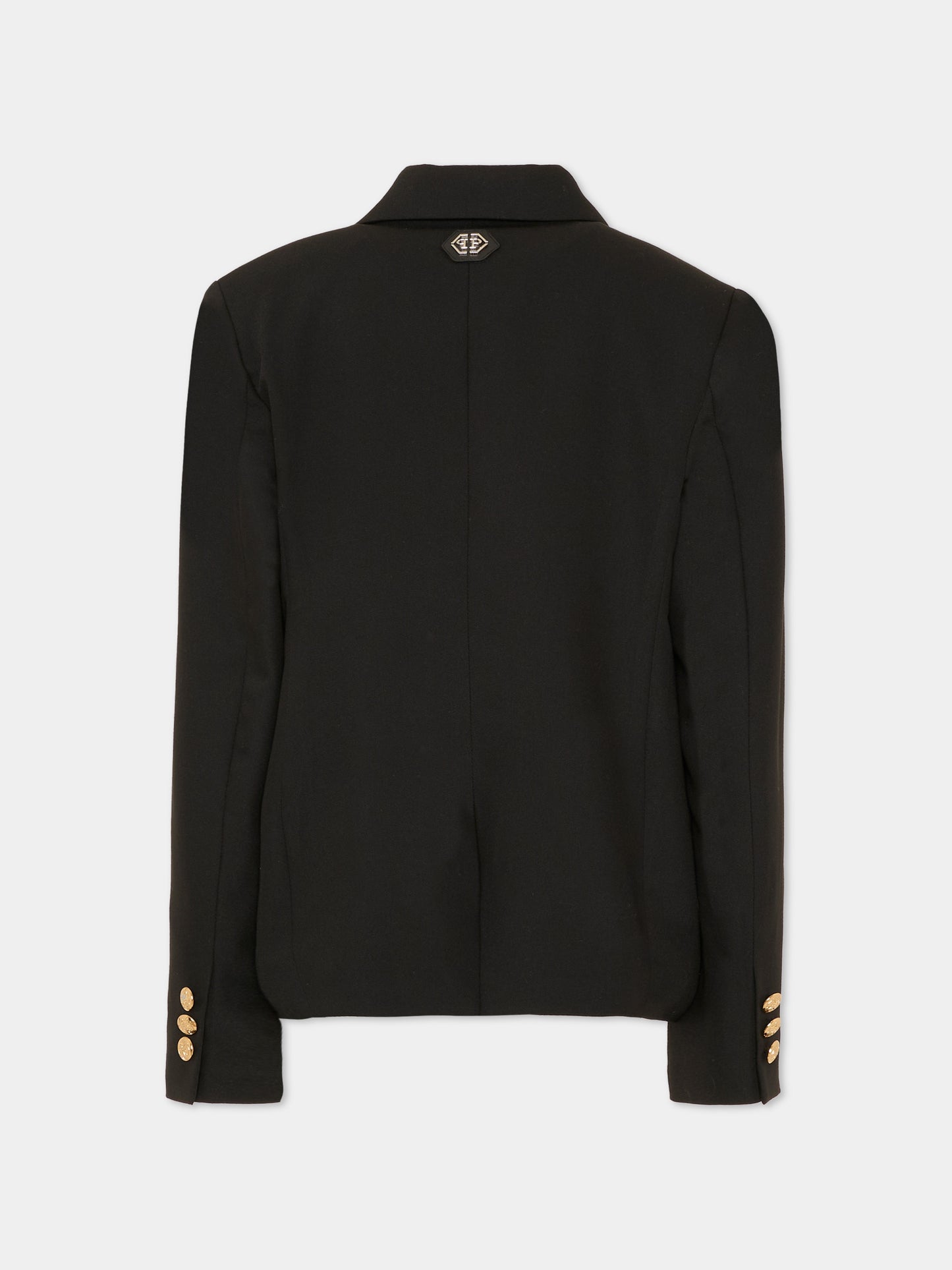 Giacca nera per bambino con logo,Philipp Plein Junior,S6PHJBJK078 110