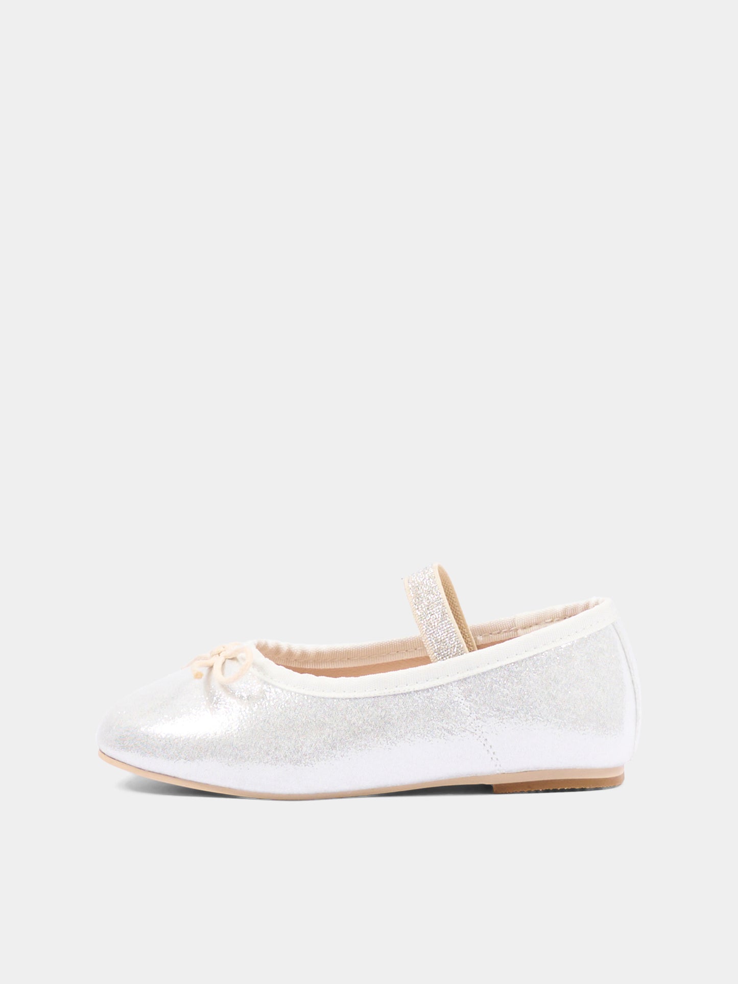 Ballerine argento per bambina glitterate,Colors Of California,HC YUCCAK02 SIL