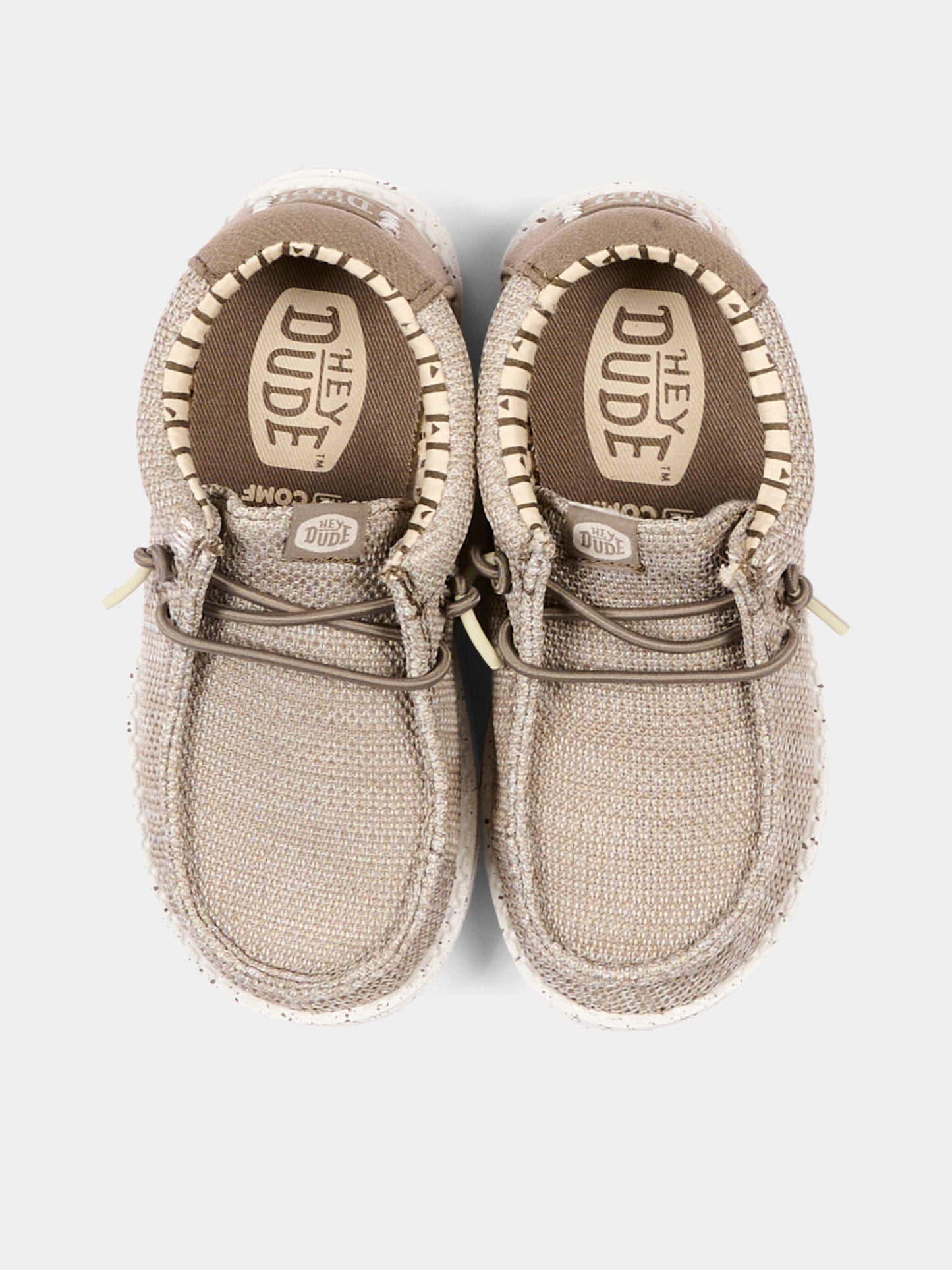 Mocassini beige Wally Y Stretch Sox per bambino,Hey Dude,42072A 267 HDY1