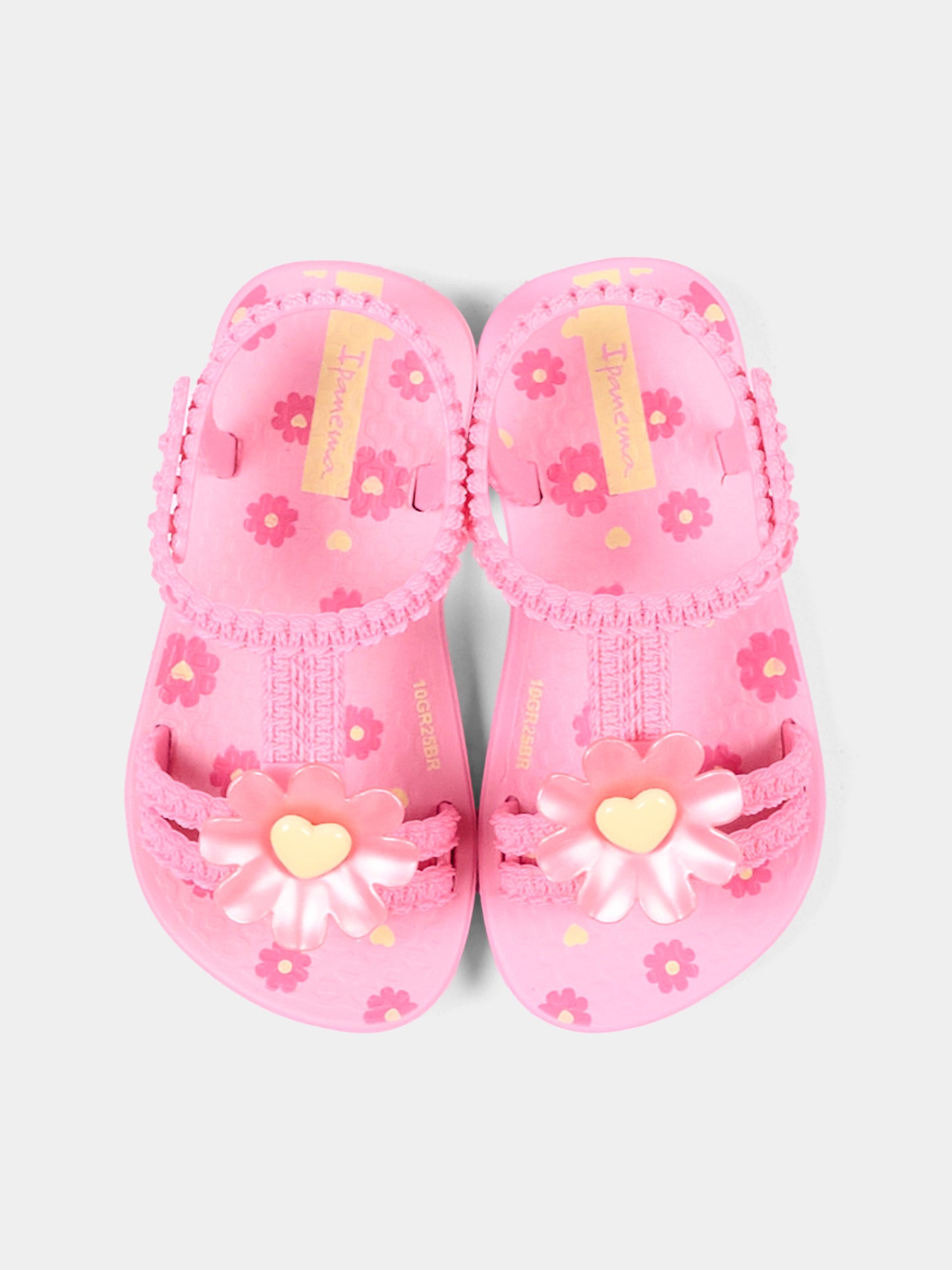 Sandali rosa per bambina con cuori,Ipanema,83355 BO603 K10 GR