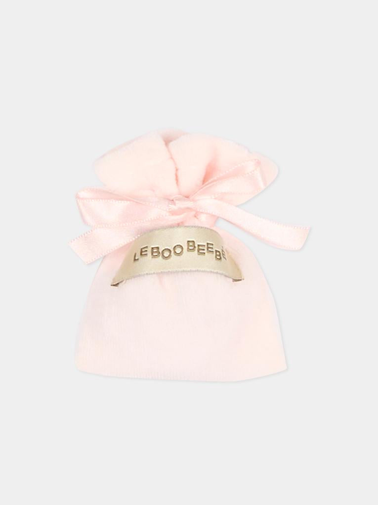 Tutina bianca per neonata con agnellino,Le Boo Beebè,CB012 2030