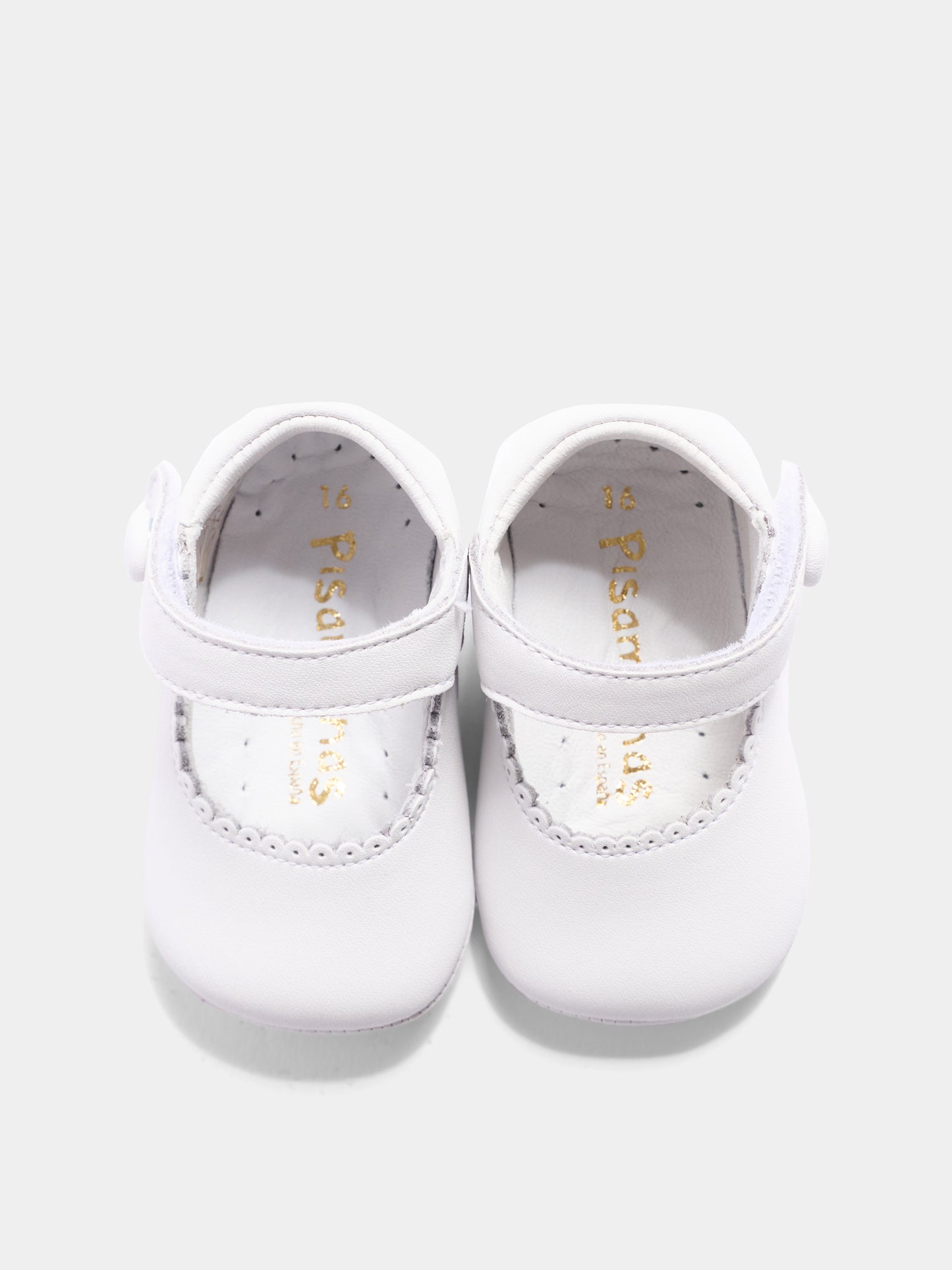 Ballerine bianche per neonata,Pisamonas,0028 BLANCO