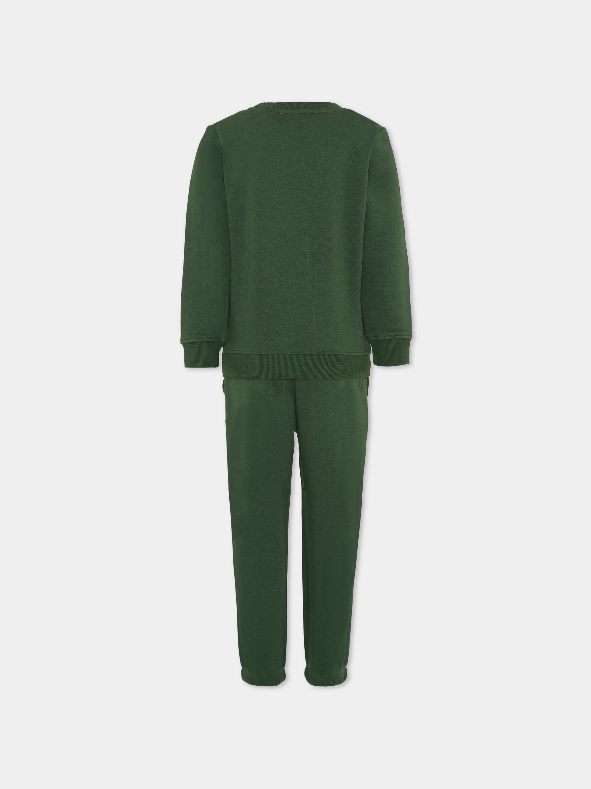 Completo verde per bambino con logo,Richmond,RBA25002CF FOREST NIGHT