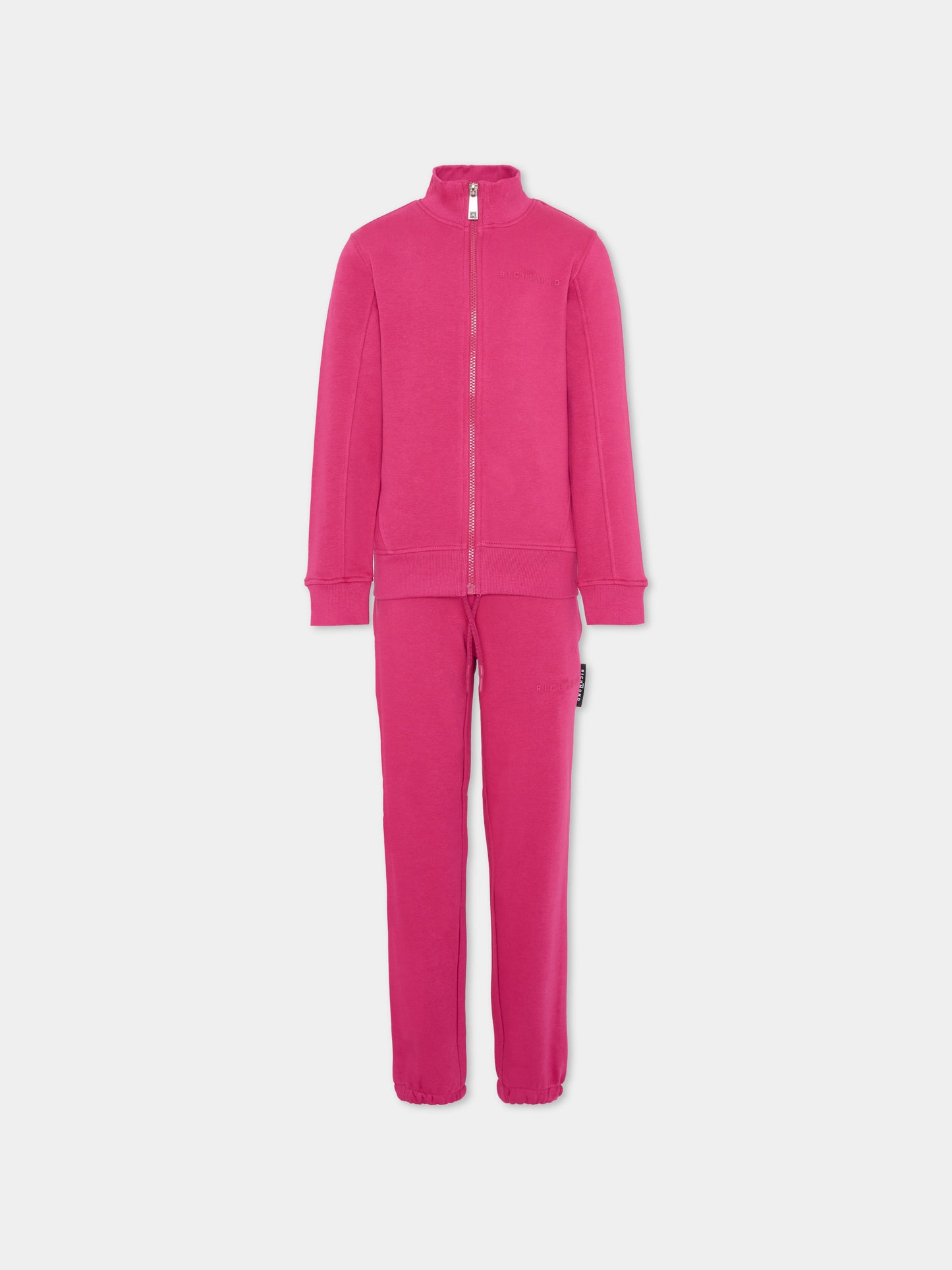 Completo fucsia per bambina con logo,Richmond,RGA25005CF VIVACIOUS