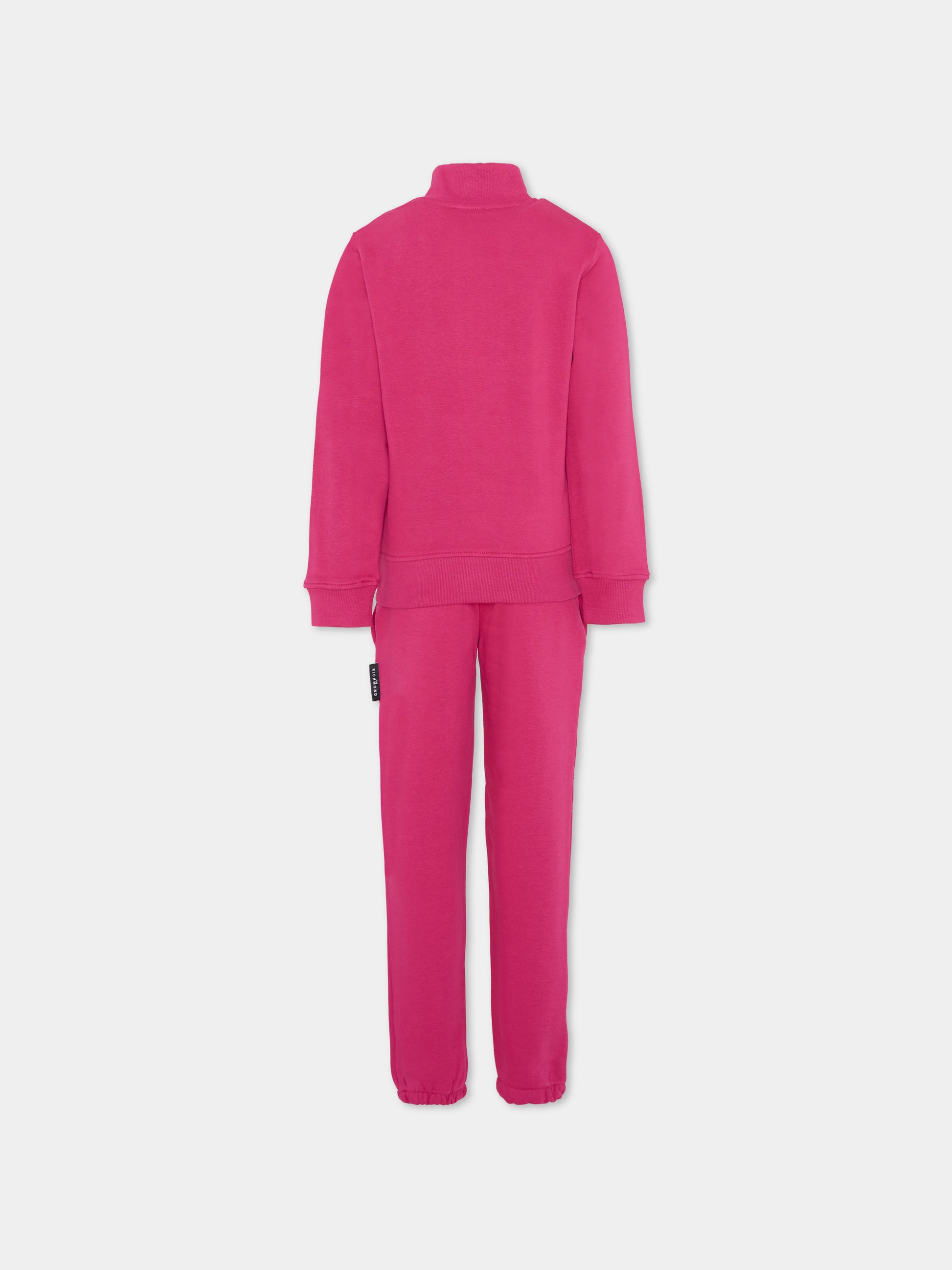 Completo fucsia per bambina con logo,Richmond,RGA25005CF VIVACIOUS