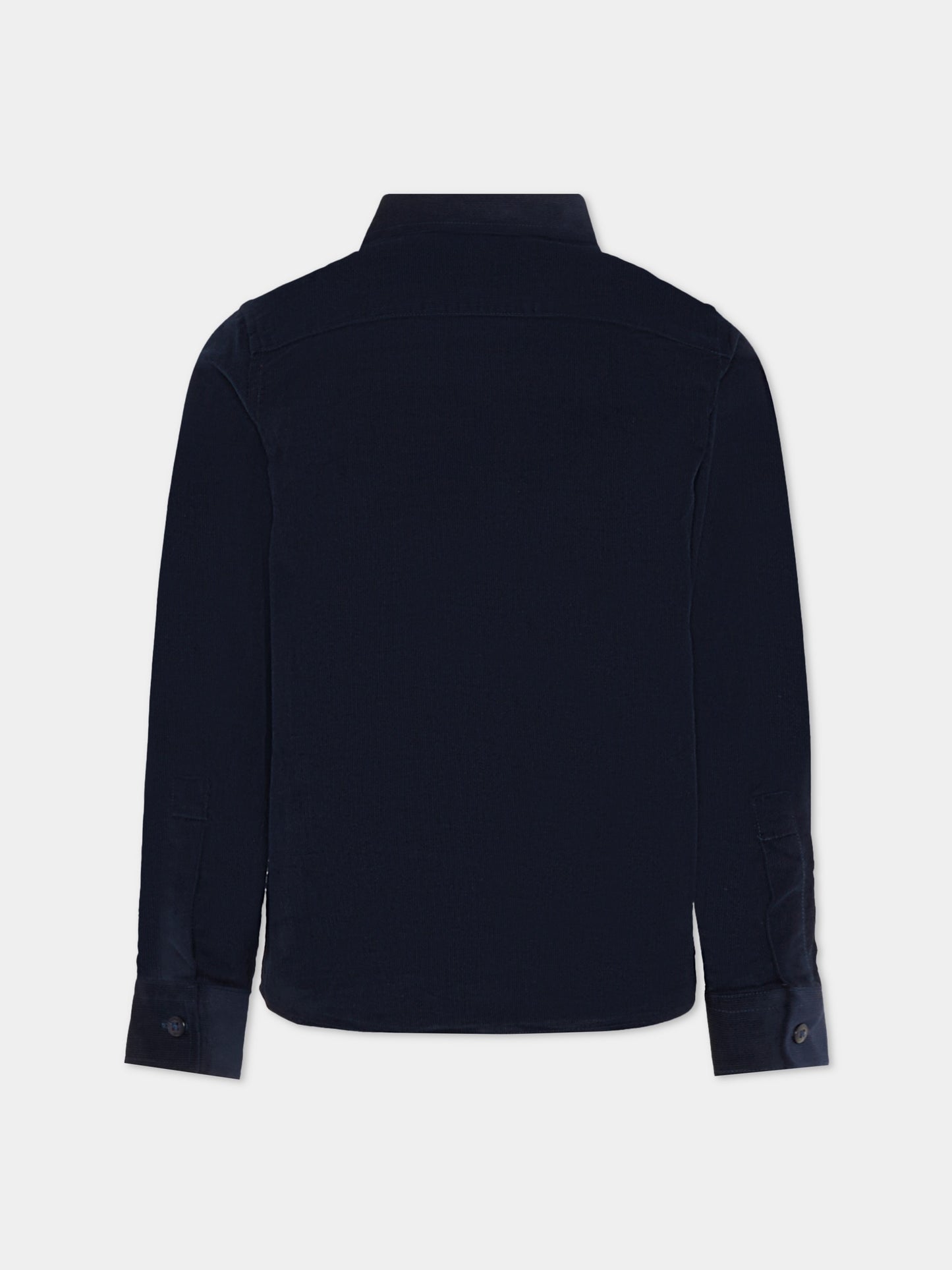 Camicia blu per bambino con logo,Trussardi Junior,TBA25029CA PEACOAT